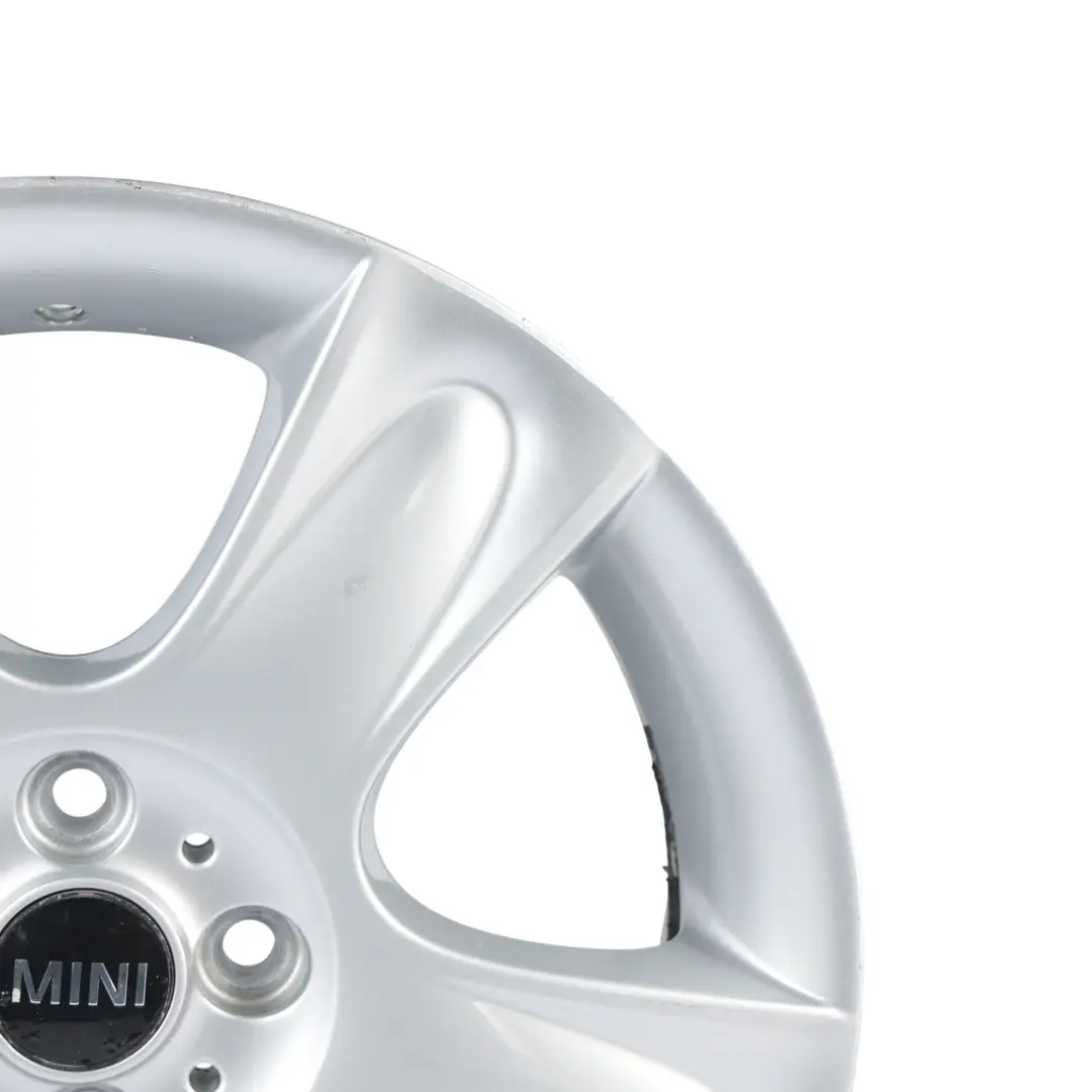 Llanta De aleacion plateada 17" 7J ET:48 5-Star 91 para Mini Cooper One R50 R52 R53 con número de pieza 6763299 Mini Cooper One R50 R52 R53 Llanta De aleacion plateada 17" 7J ET:48 5-Star 91 - SKU 6763299-2 - Número de pieza 6763299