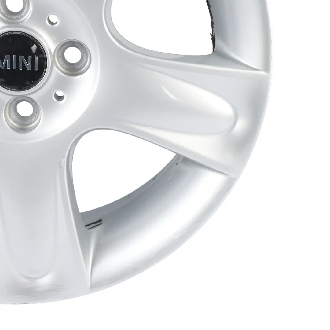 Llanta De aleacion plateada 17" 7J ET:48 5-Star 91 para Mini Cooper One R50 R52 R53 con número de pieza 6763299 Mini Cooper One R50 R52 R53 Llanta De aleacion plateada 17" 7J ET:48 5-Star 91 - SKU 6763299-2 - Número de pieza 6763299