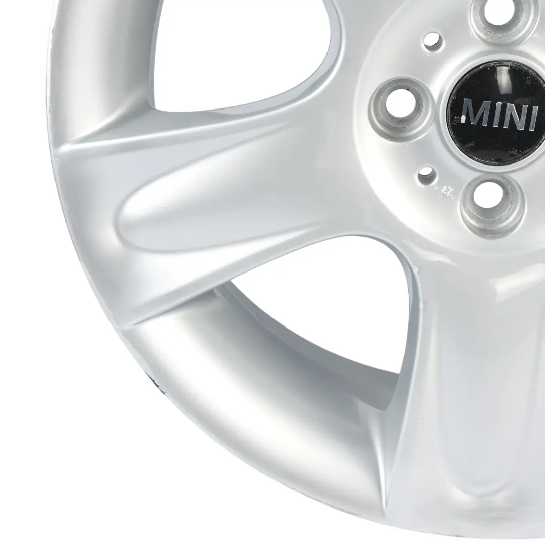 Mini Cooper One R50 R52 R53 Llanta De aleacion plateada 17" 7J ET:48 5-Star 91 - SKU 6763299-2 - Número de pieza 6763299
