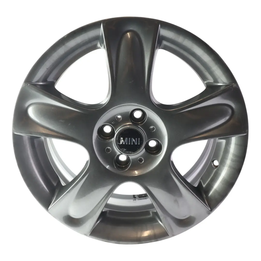 Grey Wheel Alloy Rim 17" ET:48 7J 5-Star 91 to Mini Cooper One R50 R52 R53 with Part number 6763299 Mini Cooper One R50 R52 R53 Grey Wheel Alloy Rim 17" ET:48 7J 5-Star 91 - SKU 6763299-5 - Part number 6763299
