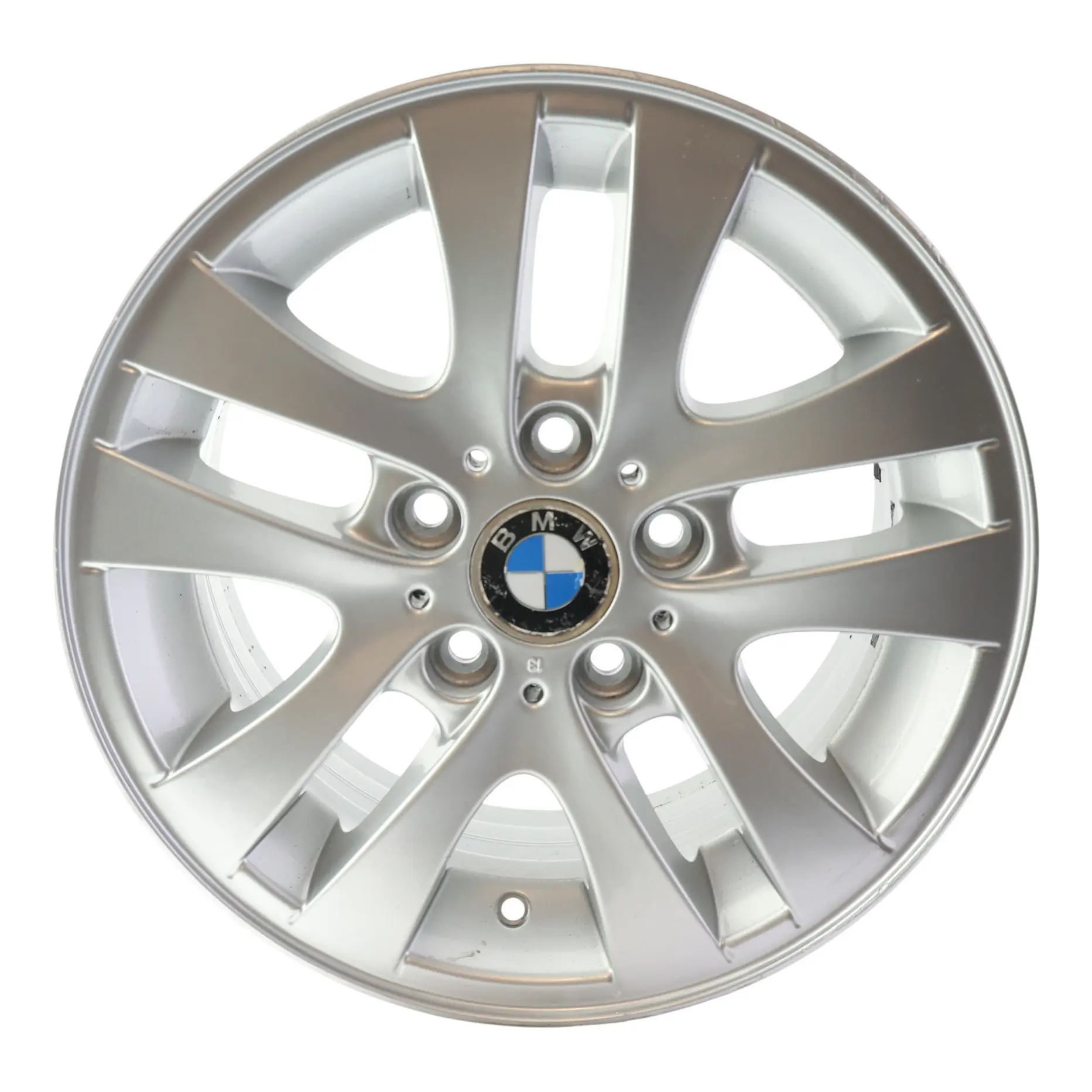 BMW 3 E90 E91 Argent Jantes Alu Alliage 16 " Rayons Doubles 156 7J Et :3 4