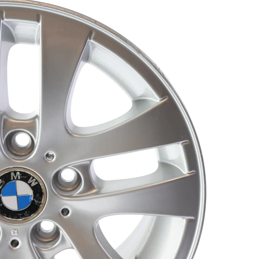 Argento Cerchio AlluMini o Alufelge 16" Doppio Raggio 156 7J per BMW E90 E91 con numero di parte 6765810 BMW E90 E91 Argento Cerchio AlluMini o Alufelge 16" Doppio Raggio 156 7J - SKU 6765810-2 - Numero di parte 6765810