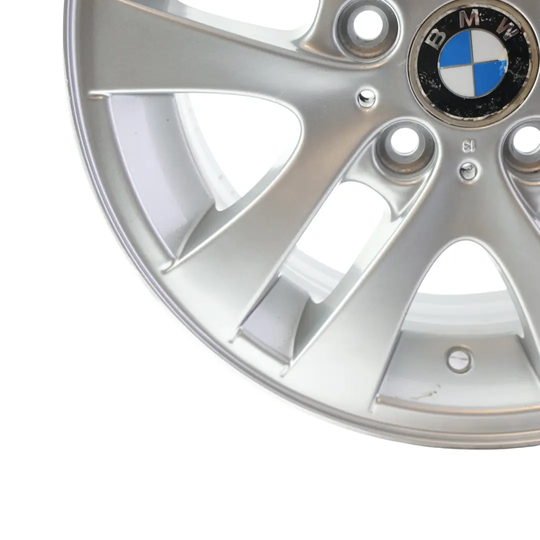 Argento Cerchio AlluMini o Alufelge 16" Doppio Raggio 156 7J per BMW E90 E91 con numero di parte 6765810 BMW E90 E91 Argento Cerchio AlluMini o Alufelge 16" Doppio Raggio 156 7J - SKU 6765810-2 - Numero di parte 6765810