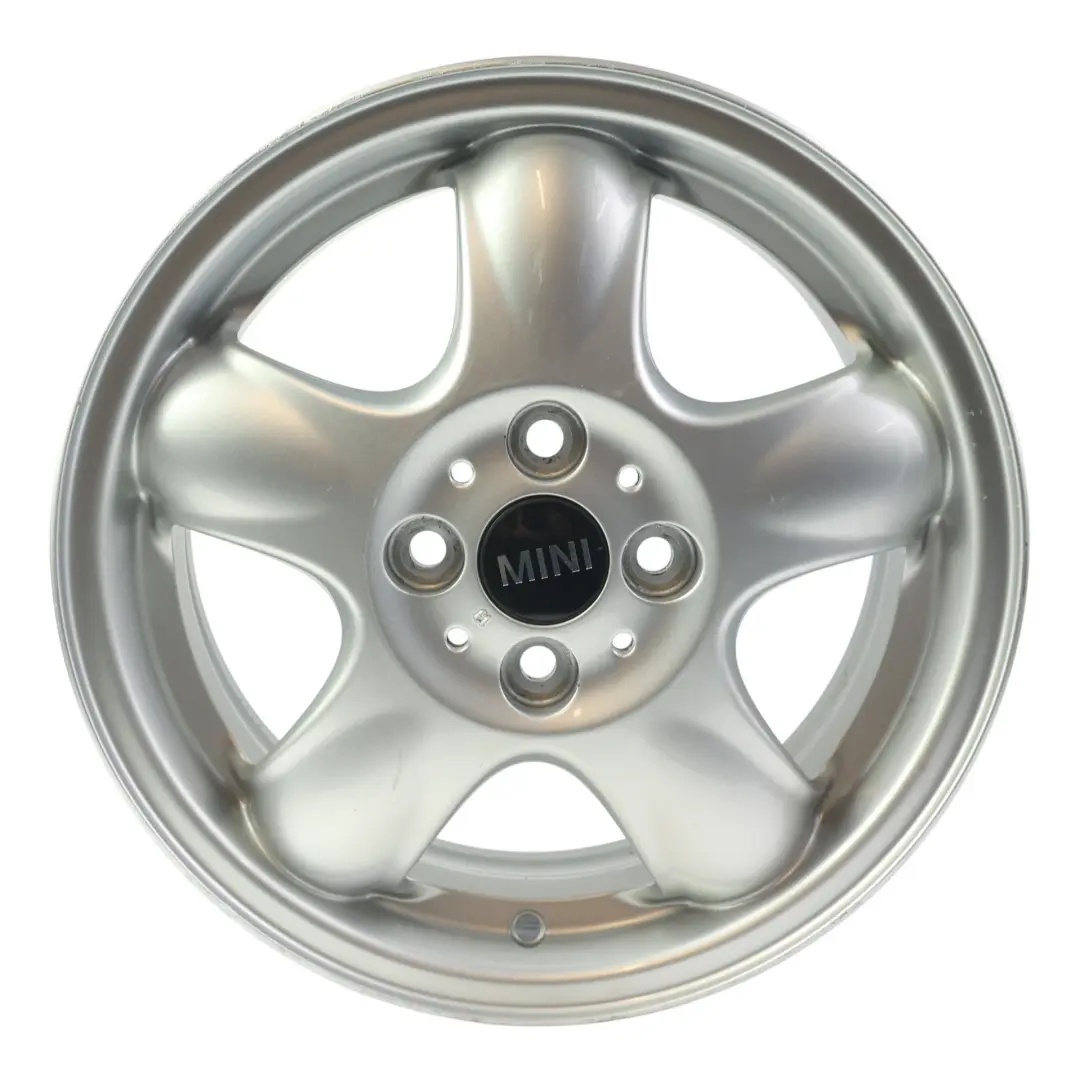 Jantes Alu Alliage Argent 15" etoile Spooler 100 pour Mini Cooper R50 R56 à propos du numéro de pièce 6768498 Mini Cooper R50 R56 Jantes Alu Alliage Argent 15" etoile Spooler 100 - SKU 6768498-1 - Numéro de pièce 6768498