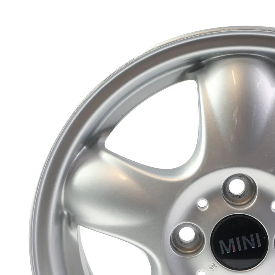 Jantes Alu Alliage Argent 15" etoile Spooler 100 pour Mini Cooper R50 R56 à propos du numéro de pièce 6768498 Mini Cooper R50 R56 Jantes Alu Alliage Argent 15" etoile Spooler 100 - SKU 6768498-1 - Numéro de pièce 6768498