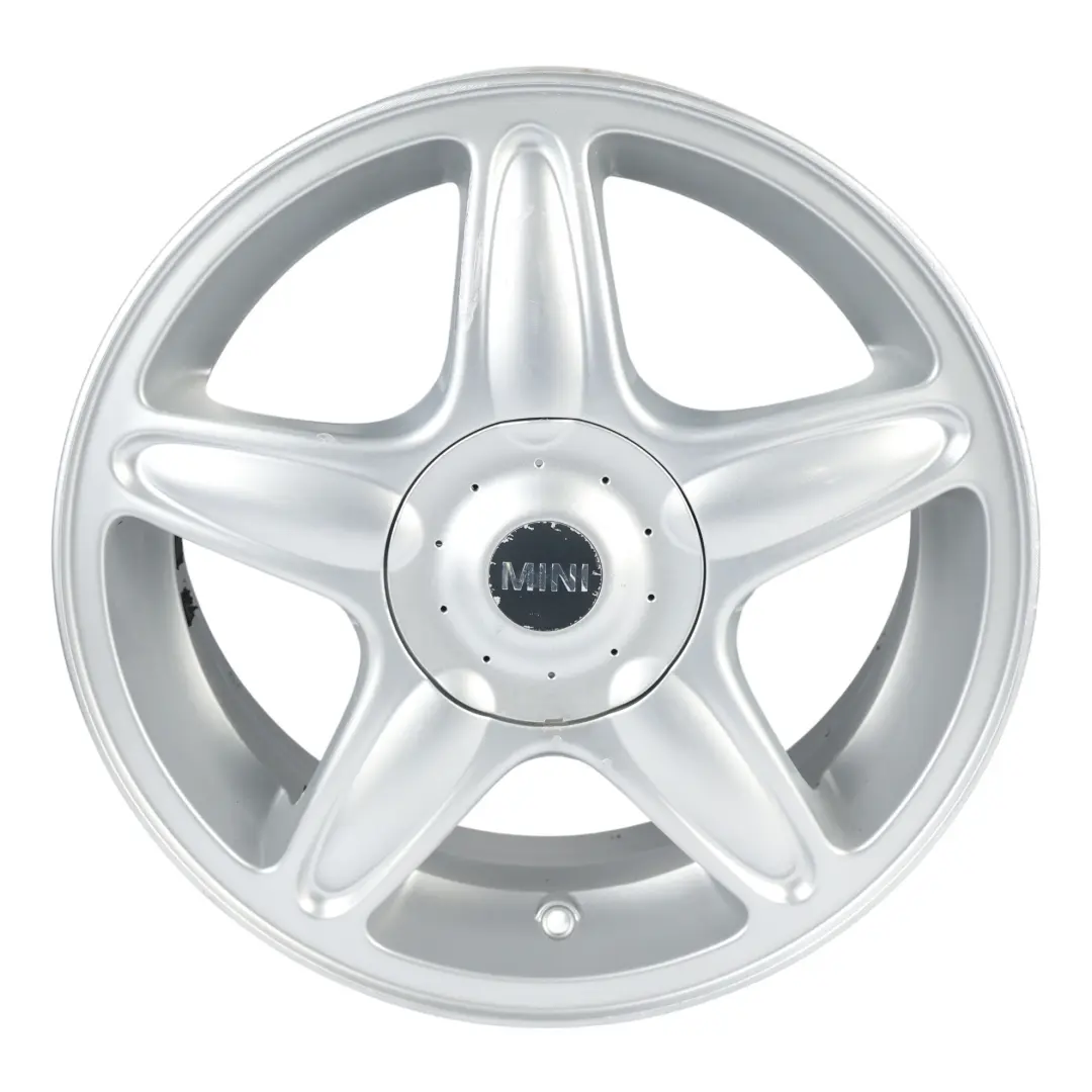 Alloy Rim 16" 5-Star Blaster 103 to Mini Cooper One R50 R52 R53 R55 R56 R57 Wheel with Part number 6769409 Mini Cooper One R50 R52 R53 R55 R56 R57 Wheel Alloy Rim 16" 5-Star Blaster 103 - SKU 6769409-1 - Part number 6769409