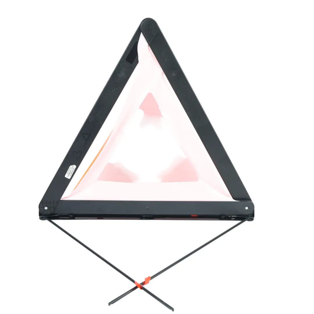 Warning Triangle BMW E38 E39 E46 E52 E53 E60 E65 E66 E670 Red Container Housing to with Part number 6770487 Warning Triangle BMW E38 E39 E46 E52 E53 E60 E65 E66 E670 Red Container Housing - SKU 6770487-5 - Part number 6770487