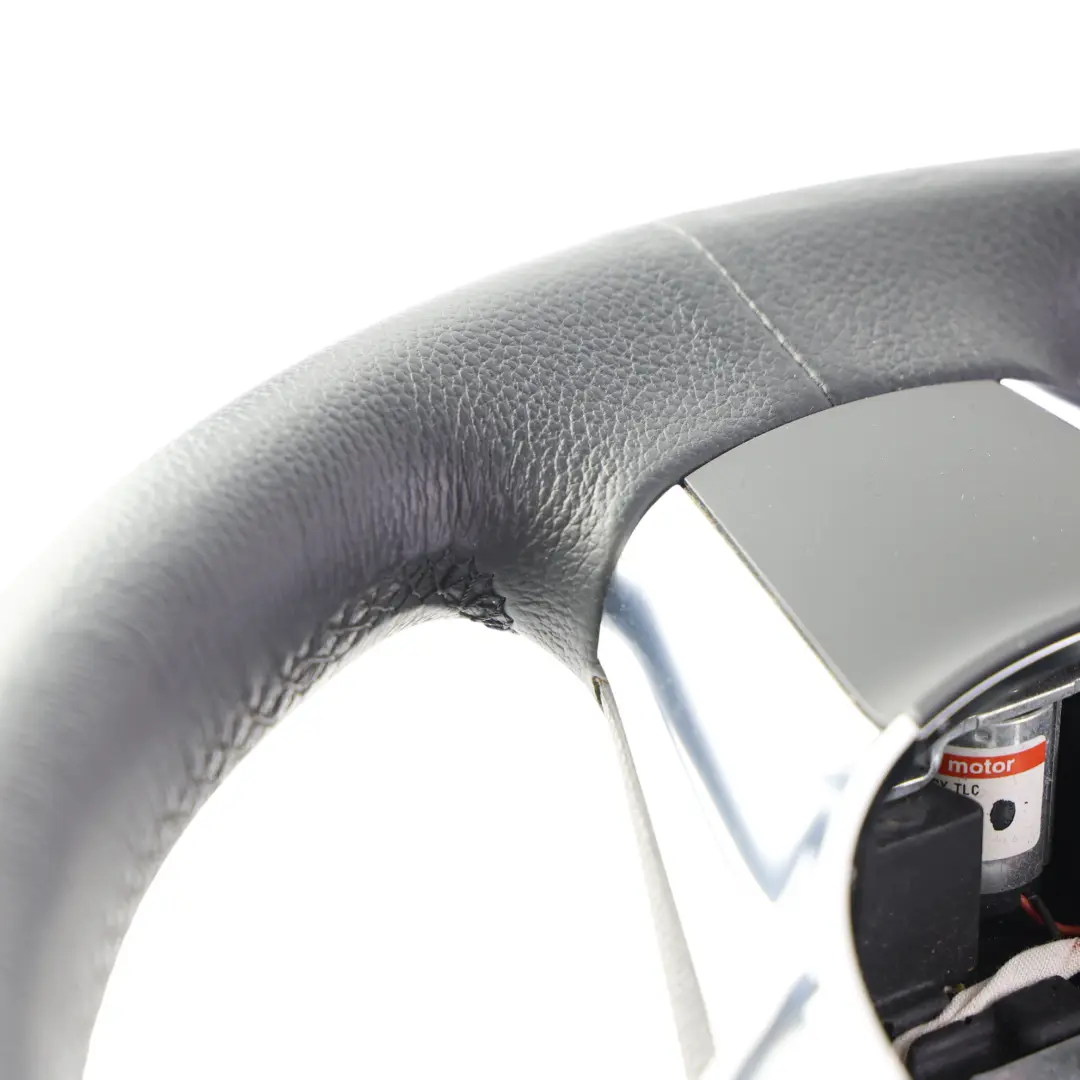 Negro Cuero Sport Paddle Shift Lane Assistant para BMW E60 LCI Volante con número de pieza 6774124 BMW E60 LCI Volante Negro Cuero Sport Paddle Shift Lane Assistant - SKU 6774124-1 - Número de pieza 6774124