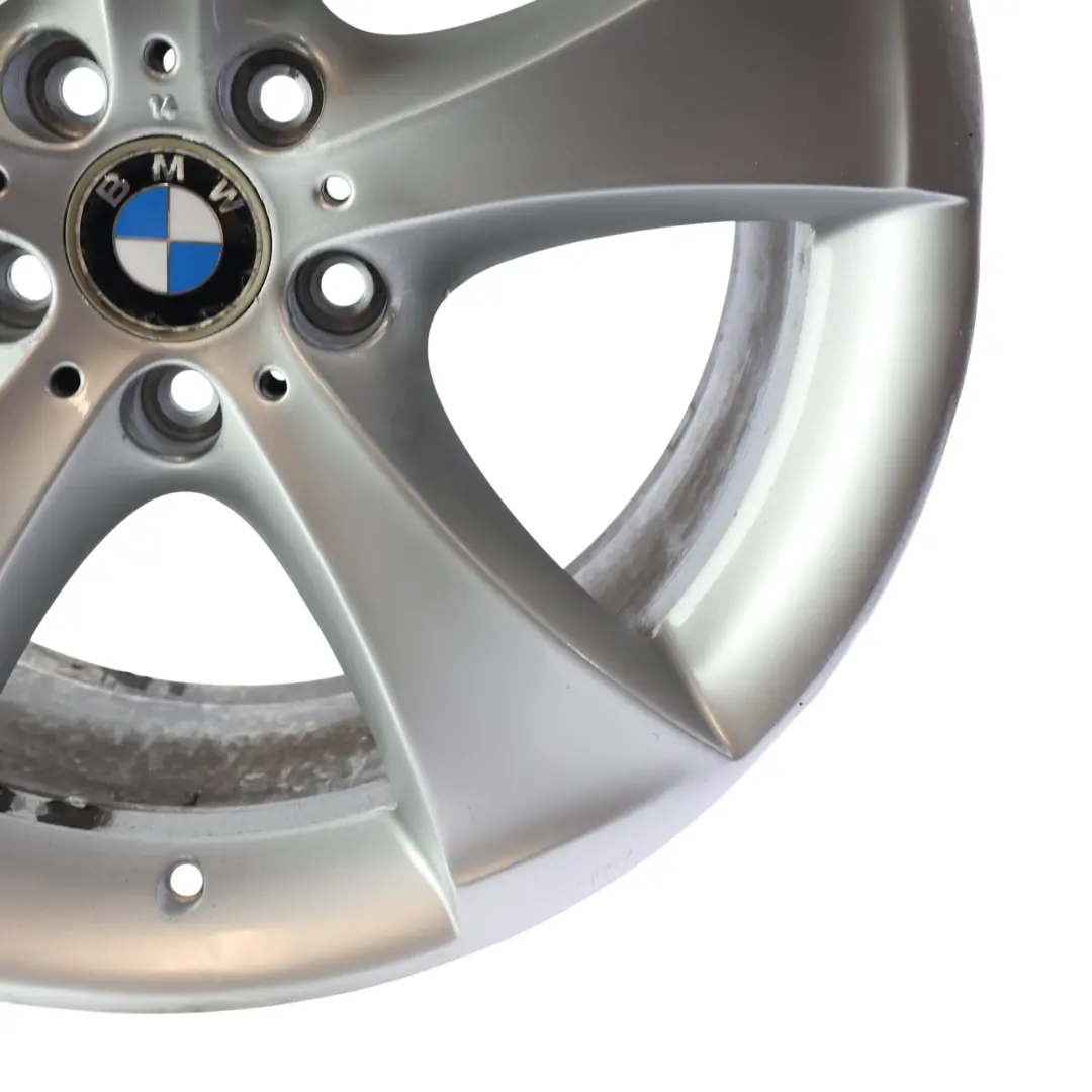 Front Wheel Alloy Silver Rim 20" Star Spoke 259 ET:40 10J to BMW X6 E71 with Part number 6778588 BMW X6 E71 Front Wheel Alloy Silver Rim 20" Star Spoke 259 ET:40 10J - SKU 6778588-1 - Part number 6778588