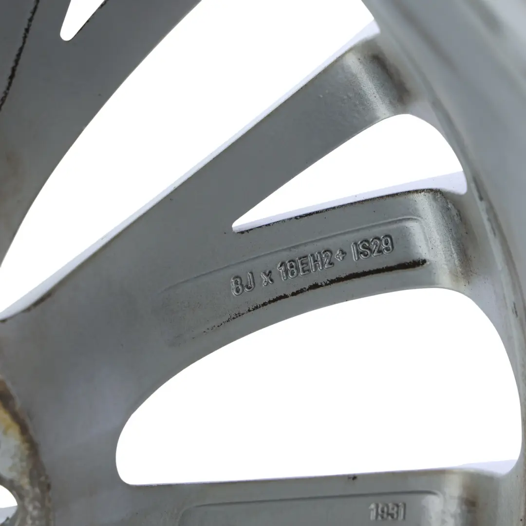 Front Silver Alloy Wheel Rim 18" Multispoke 293 ET:29 8J to BMW Z4 E89 with Part number 6785250 BMW Z4 E89 Front Silver Alloy Wheel Rim 18" Multispoke 293 ET:29 8J - SKU 6785250-1 - Part number 6785250
