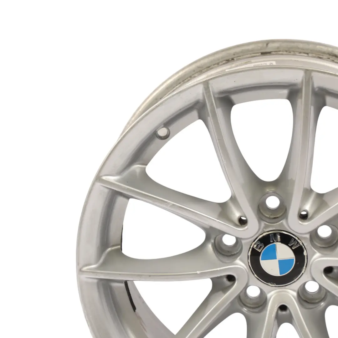 Alloy Wheel Rim Silver 17" V Spoke 304 7,5J ET:32 to BMW X3 F25 X4 F26 with Part number 6787575 BMW X3 F25 X4 F26 Alloy Wheel Rim Silver 17" V Spoke 304 7,5J ET:32 - SKU 6787575-4 - Part number 6787575