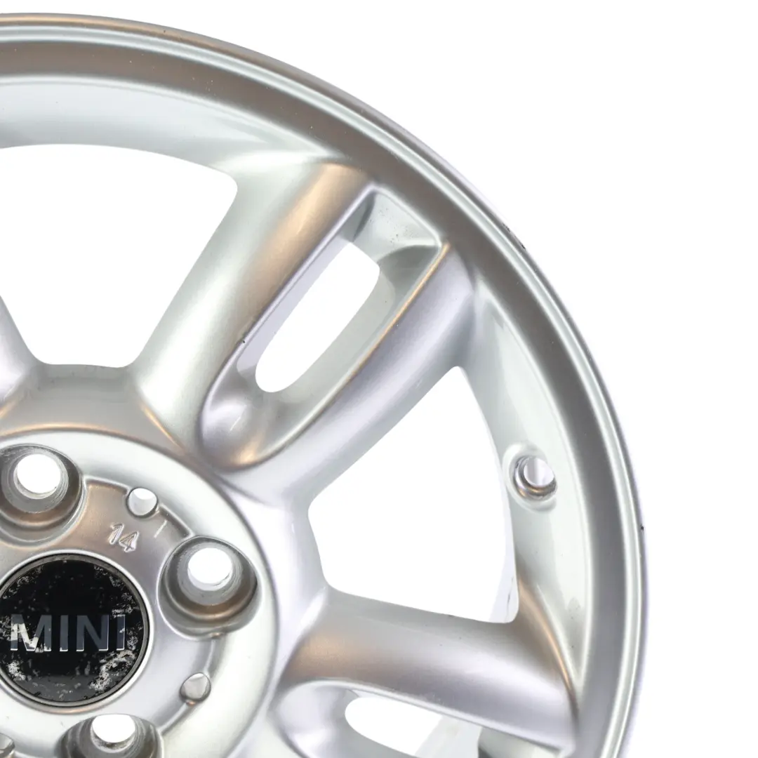 Mini Cooper R55 R56 Silver Wheel Alloy Rim 15" ET:45 5,5J 5-Star Twin Spoke 118 - SKU 6791930-1 - Part number 6791930