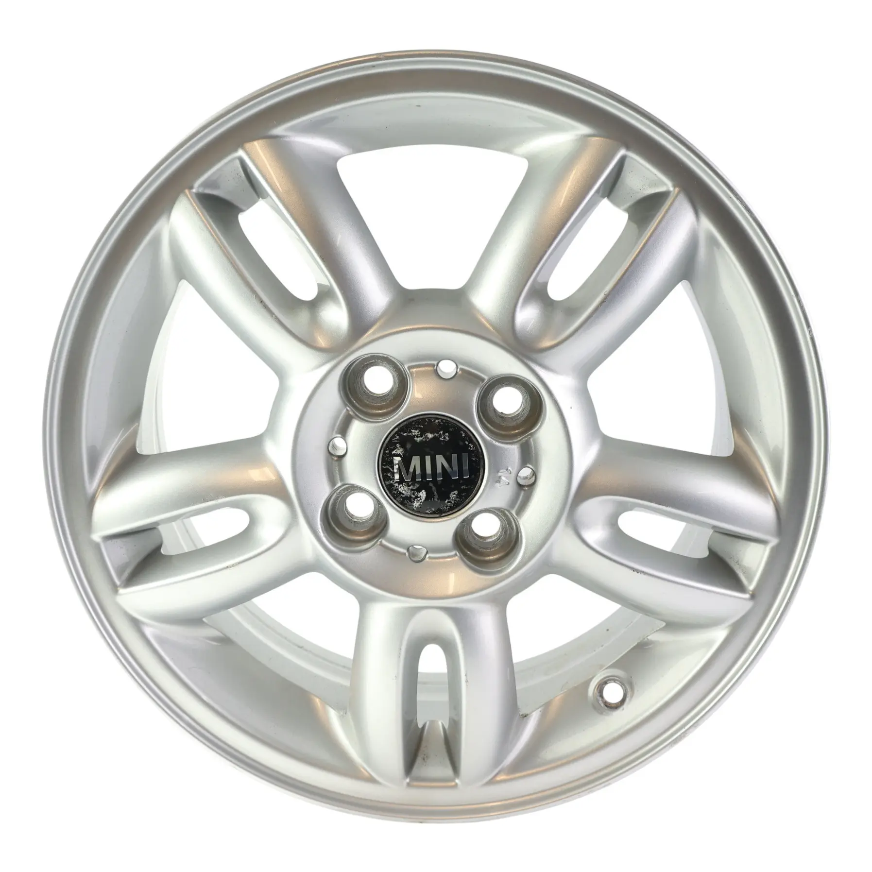 Mini Cooper One R56 Silver Wheel Alloy Rim 15" ET:45 5,5J 5-Star Twin Spoke 118