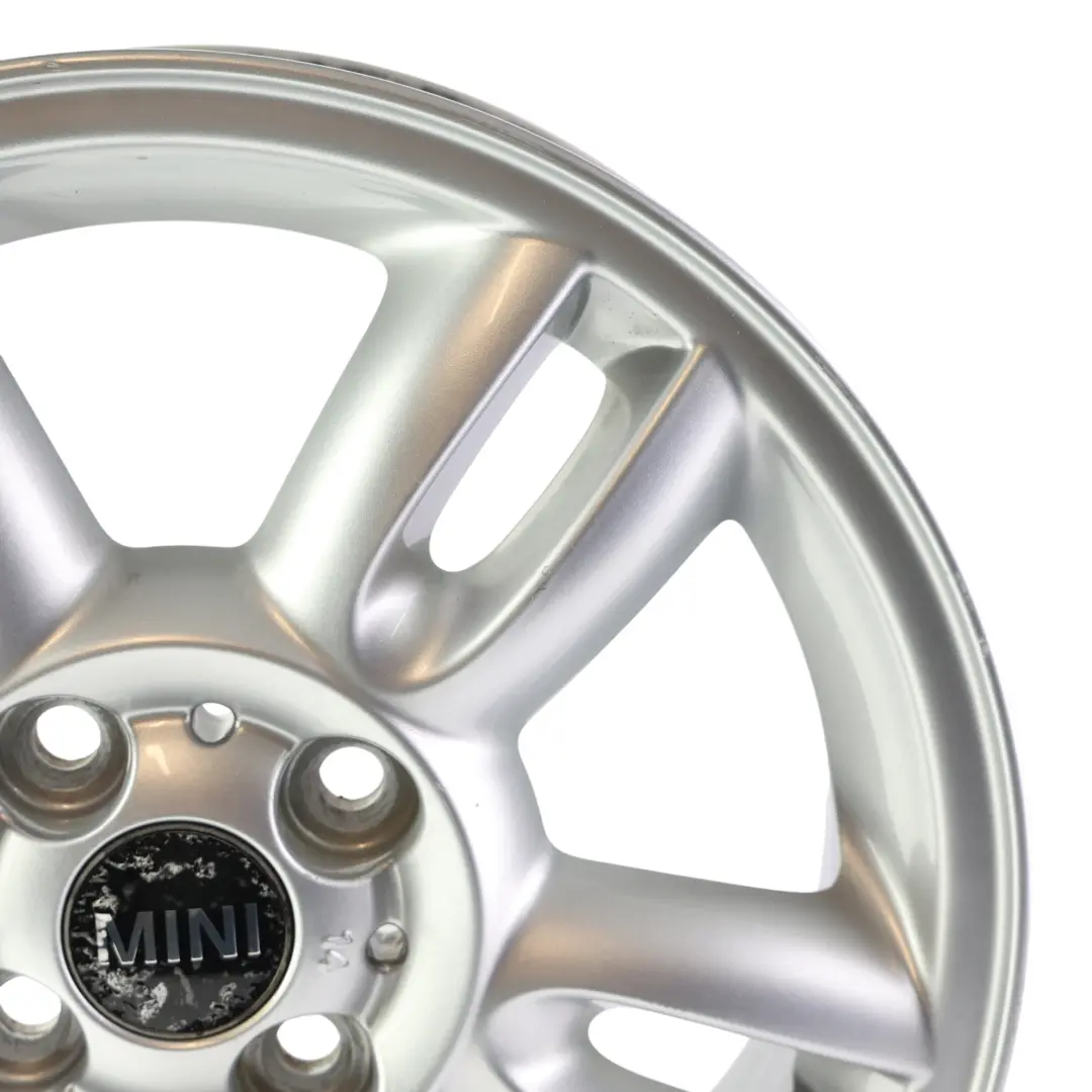 Mini Cooper One R56 Silver Wheel Alloy Rim 15" ET:45 5,5J 5-Star Twin Spoke 118 - SKU 6791930-2 - Part number 6791930