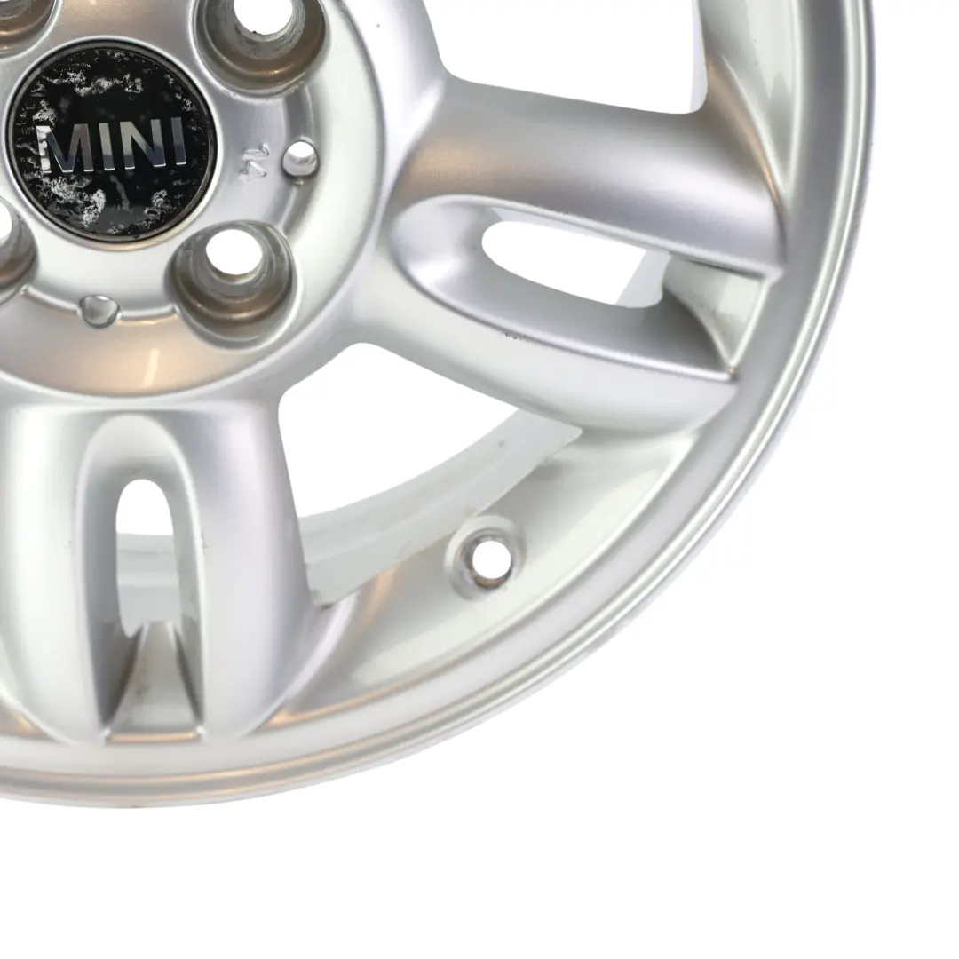 Mini Cooper One R56 Silver Wheel Alloy Rim 15" ET:45 5,5J 5-Star Twin Spoke 118 - SKU 6791930-2 - Part number 6791930