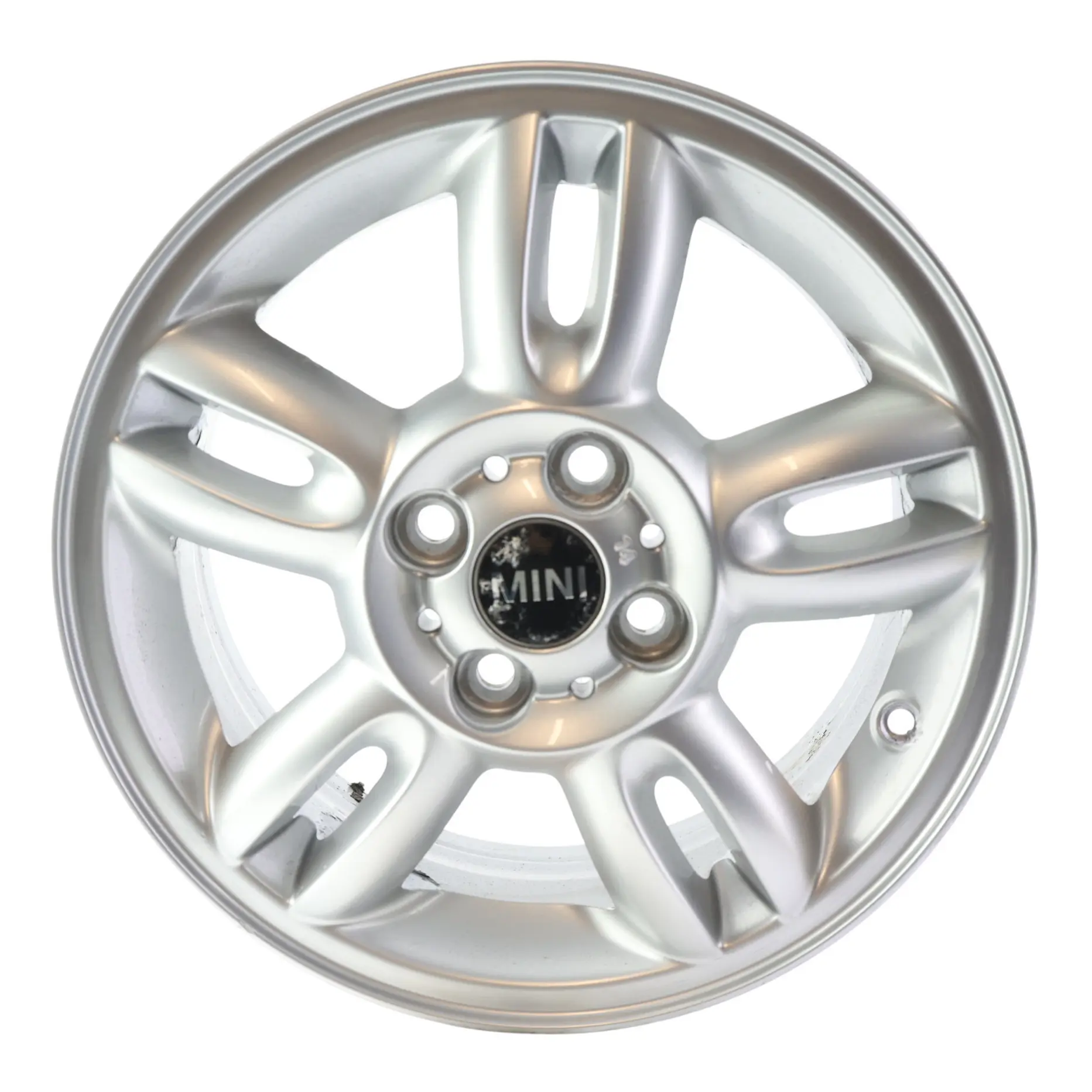 Mini Cooper R55 R56 Silver Wheel Alloy Rim 15" ET:45 5,5J 5-Star Twin Spoke 118