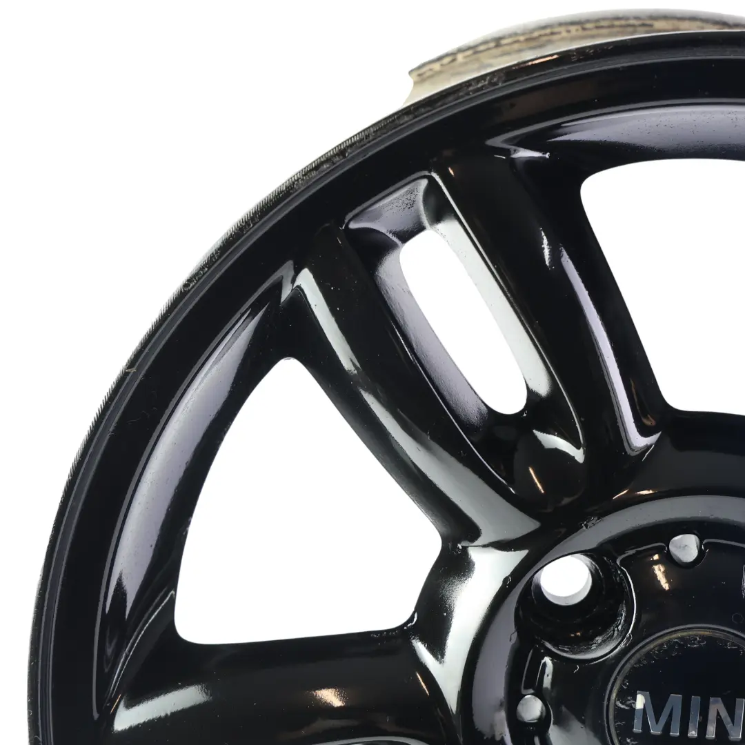 Alloy Rim 15" ET:45 5,5J 5-Star Twin Spoke 118 to Mini Cooper R55 R56 Black Wheel with Part number 6791930 Mini Cooper R55 R56 Black Wheel Alloy Rim 15" ET:45 5,5J 5-Star Twin Spoke 118 - SKU 6791930-7 - Part number 6791930