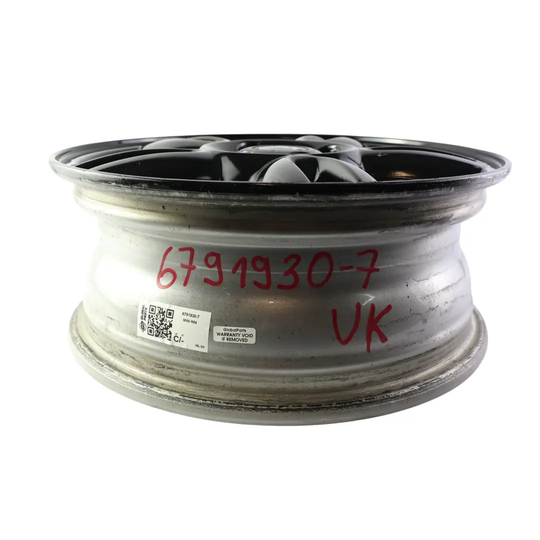 Mini Cooper R55 R56 Black Wheel Alloy Rim 15" ET:45 5,5J 5-Star Twin Spoke 118 - SKU 6791930-7 - Part number 6791930