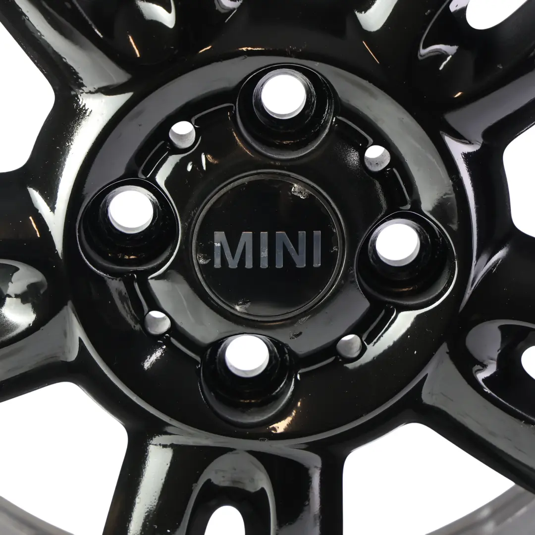 Alloy Rim 15" ET:45 5,5J 5-Star Twin Spoke 118 to Mini Cooper R55 R56 Black Wheel with Part number 6791930 Mini Cooper R55 R56 Black Wheel Alloy Rim 15" ET:45 5,5J 5-Star Twin Spoke 118 - SKU 6791930-8 - Part number 6791930
