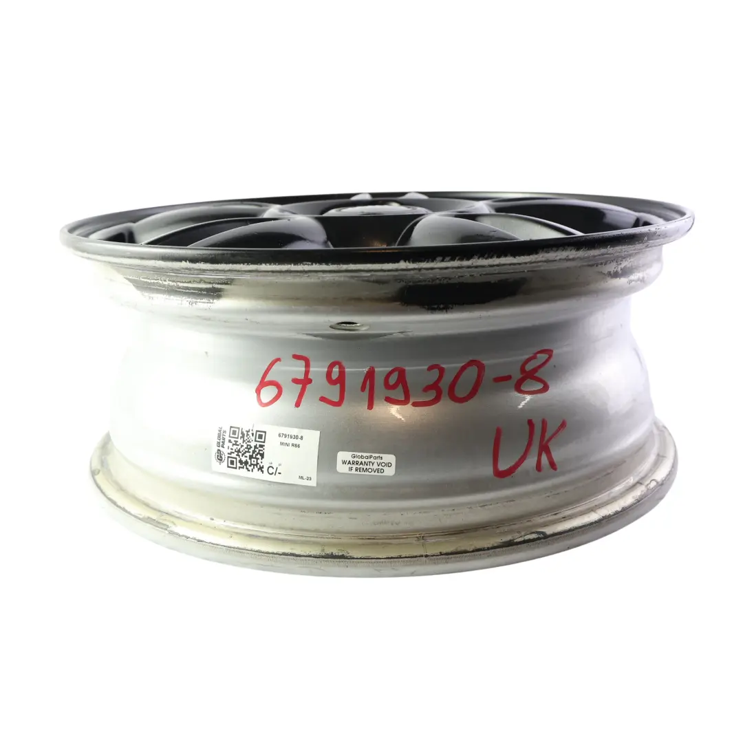 Mini Cooper R55 R56 Black Wheel Alloy Rim 15" ET:45 5,5J 5-Star Twin Spoke 118 - SKU 6791930-8 - Part number 6791930