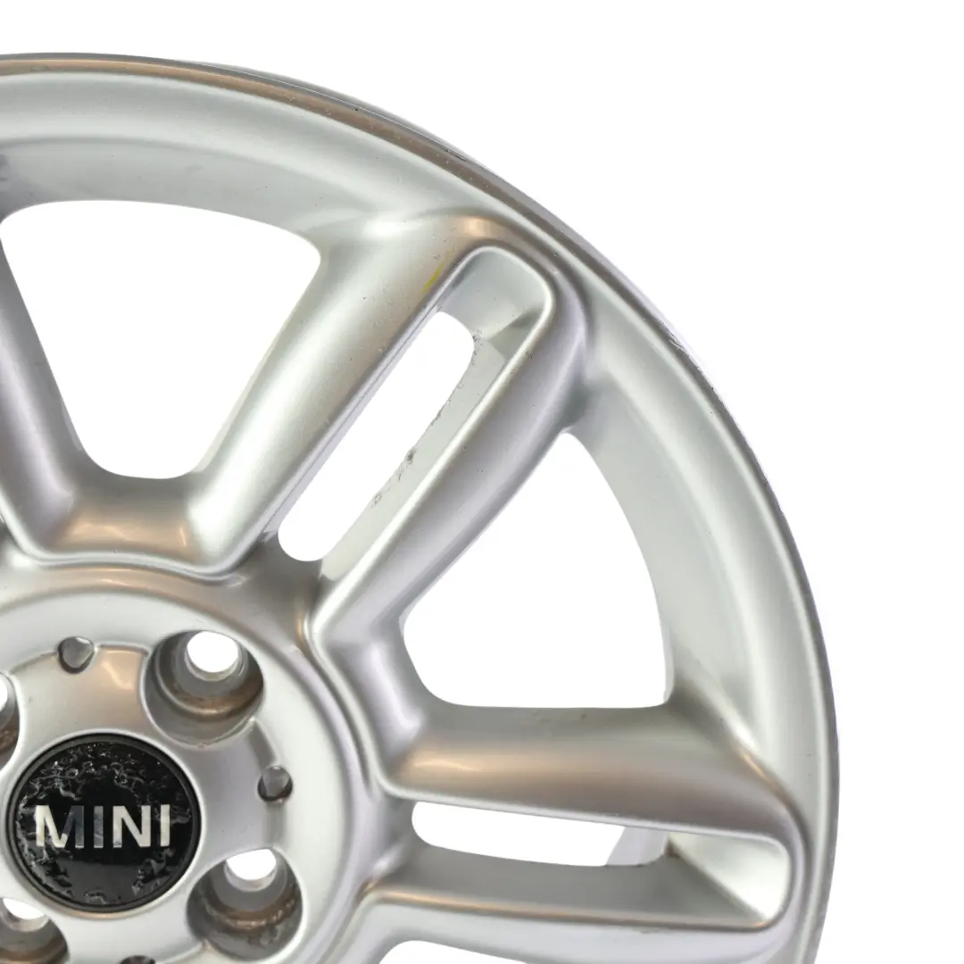 Rim Mini Cooper One R55 R56 R57 R58 Alloy 16" 6,5J 6-Star Twin Spoke 119 to Wheel with Part number 6791940 Wheel Rim Mini Cooper One R55 R56 R57 R58 Alloy 16" 6,5J 6-Star Twin Spoke 119 - SKU 6791940-3 - Part number 6791940