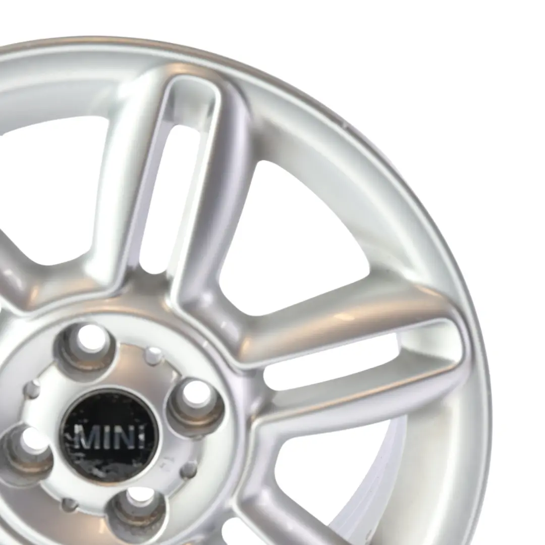 Alloy Wheel Rim 16" 6.5J Twin Spoke to Mini Cooper One R55 R56 R57 R58 with Part number 6791940 Mini Cooper One R55 R56 R57 R58 Alloy Wheel Rim 16" 6.5J Twin Spoke - SKU 6791940-5 - Part number 6791940