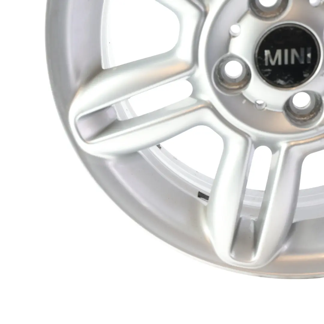 Alloy Wheel Rim 16" 6.5J Twin Spoke to Mini Cooper One R55 R56 R57 R58 with Part number 6791940 Mini Cooper One R55 R56 R57 R58 Alloy Wheel Rim 16" 6.5J Twin Spoke - SKU 6791940-5 - Part number 6791940