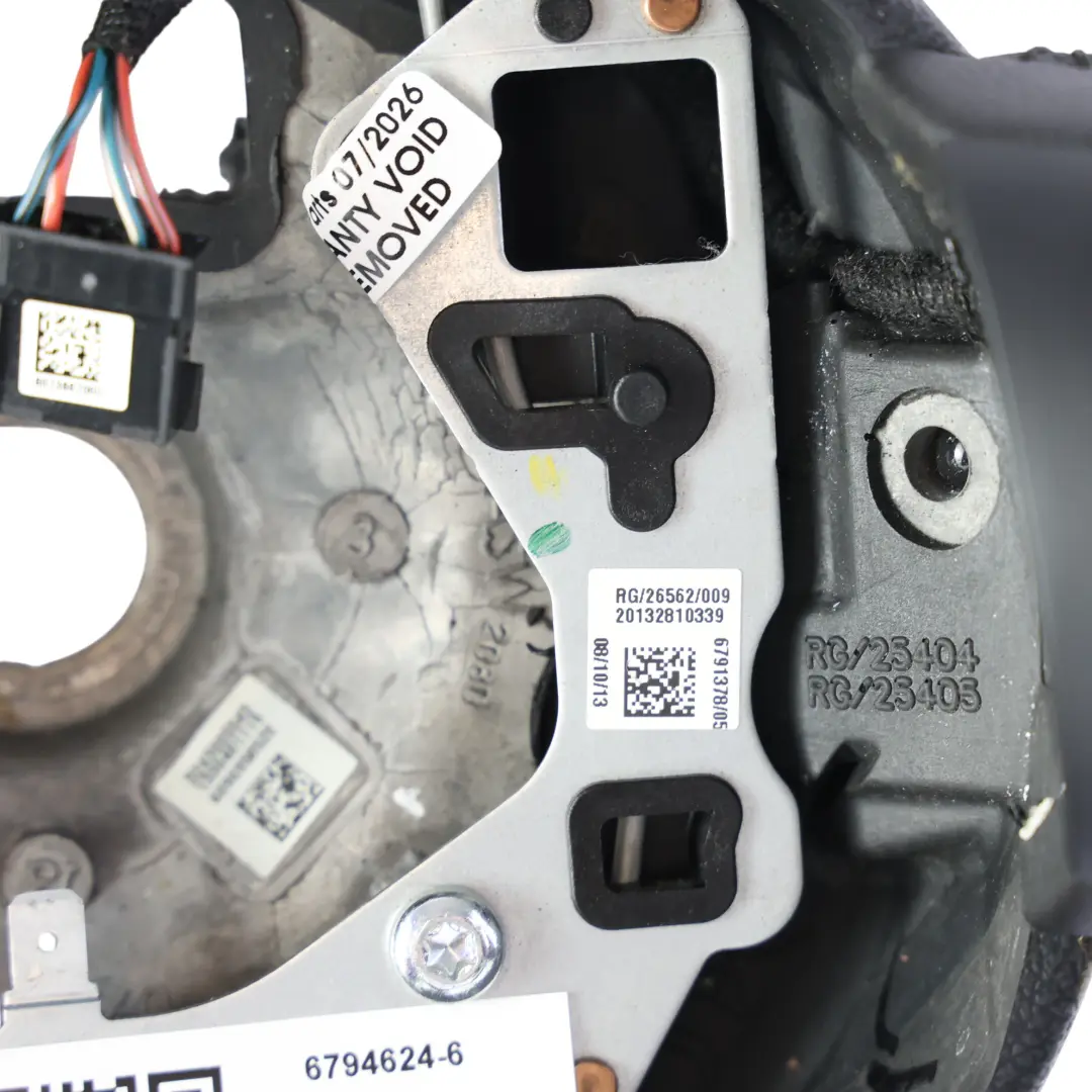 Steering Wheel Black Leather Sports Multifunction to Mini Cooper R55 R56 LCI R60 with Part number 6794624 Mini Cooper R55 R56 LCI R60 Steering Wheel Black Leather Sports Multifunction - SKU 6794624-6 - Part number 6794624