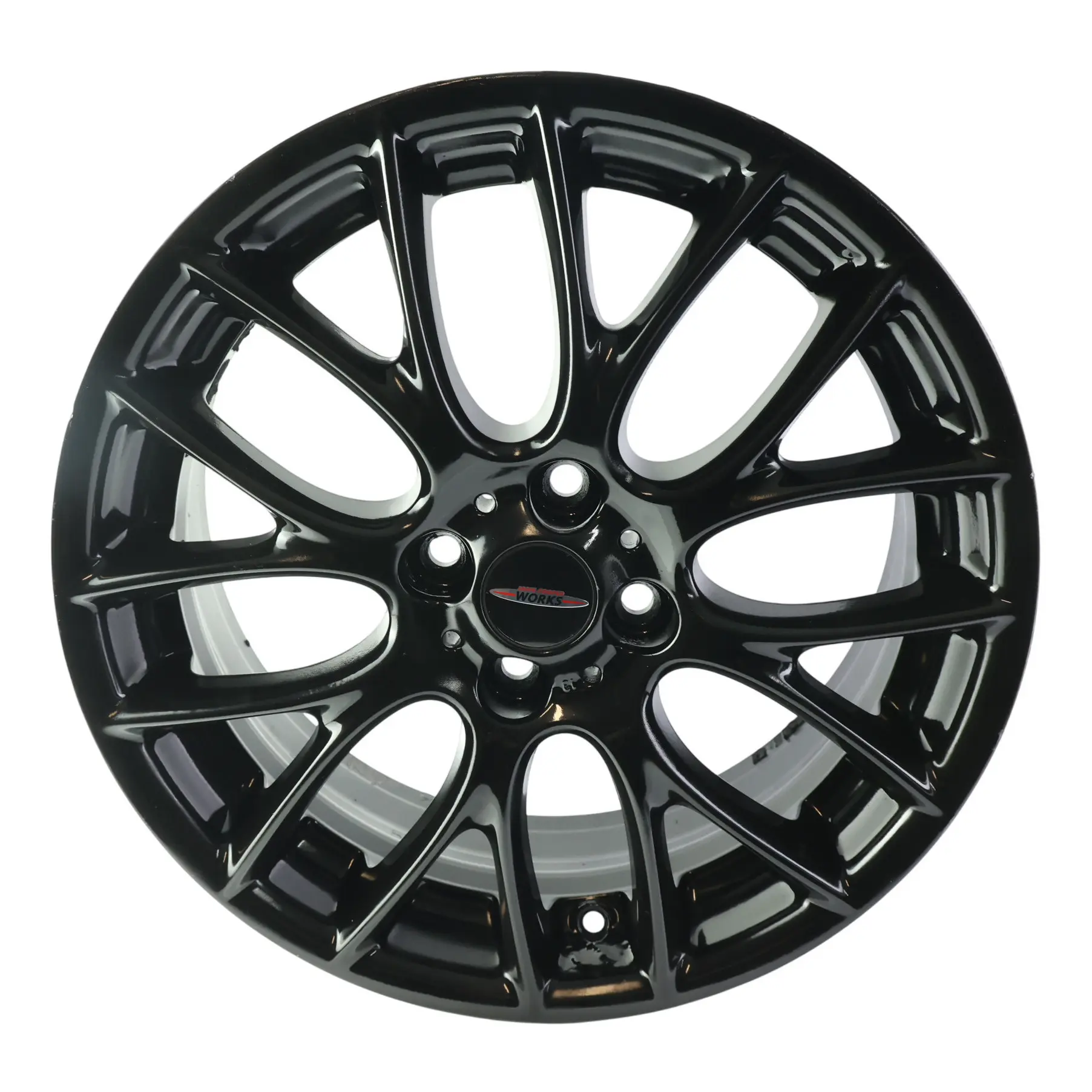 Mini Cooper R55 R56 Black Wheel Alloy Rim 17" 7J ET:48 Cross Spoke Challenge