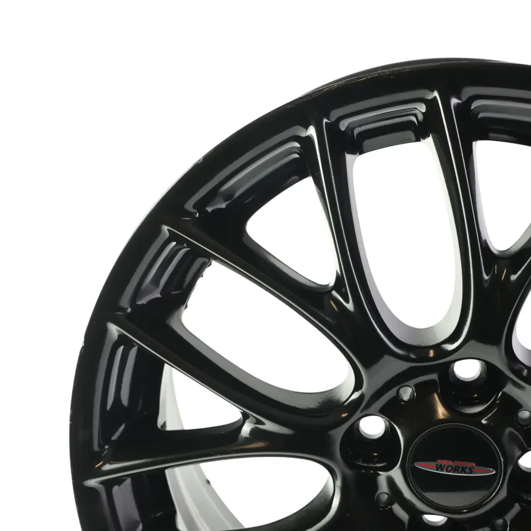 Mini Cooper R55 R56 llanta de aleación negro 17 "7J ET:48 Cruz Spoke Challenge - SKU 6795208-1 - Número de pieza 6795208