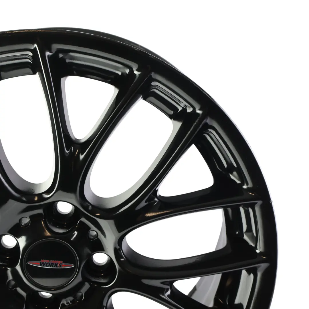 Mini Cooper R55 R56 llanta de aleación negro 17 "7J ET:48 Cruz Spoke Challenge - SKU 6795208-1 - Número de pieza 6795208