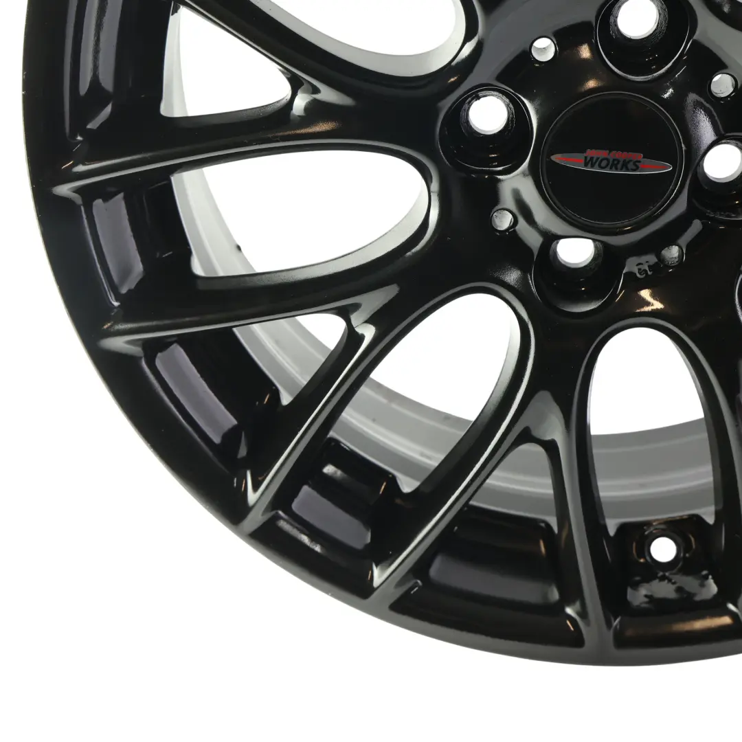 llanta de aleación negro 17 "7J ET:48 Cruz Spoke Challenge para Mini Cooper R55 R56 con número de pieza 6795208 Mini Cooper R55 R56 llanta de aleación negro 17 "7J ET:48 Cruz Spoke Challenge - SKU 6795208-1 - Número de pieza 6795208