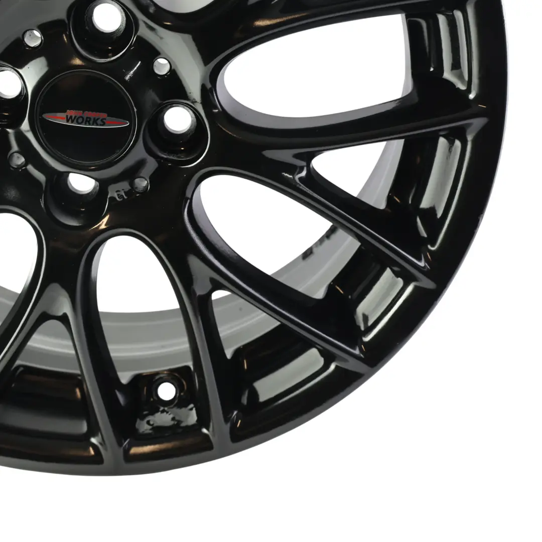 Mini Cooper R55 R56 llanta de aleación negro 17 "7J ET:48 Cruz Spoke Challenge - SKU 6795208-1 - Número de pieza 6795208