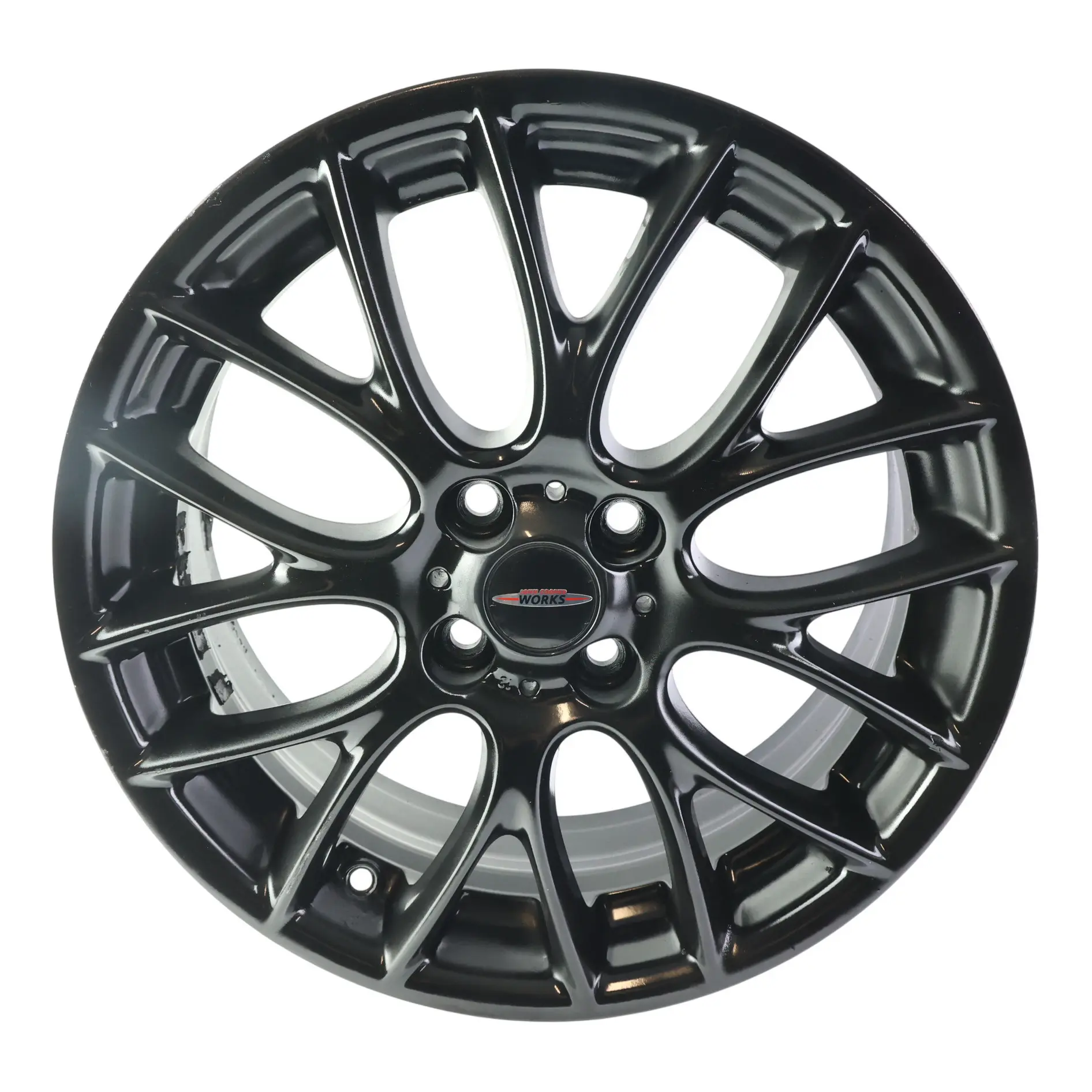 Mini Cooper R55 R56 Jante Alliage Noir 17" ET:48 7J Cross Spoke Challenge