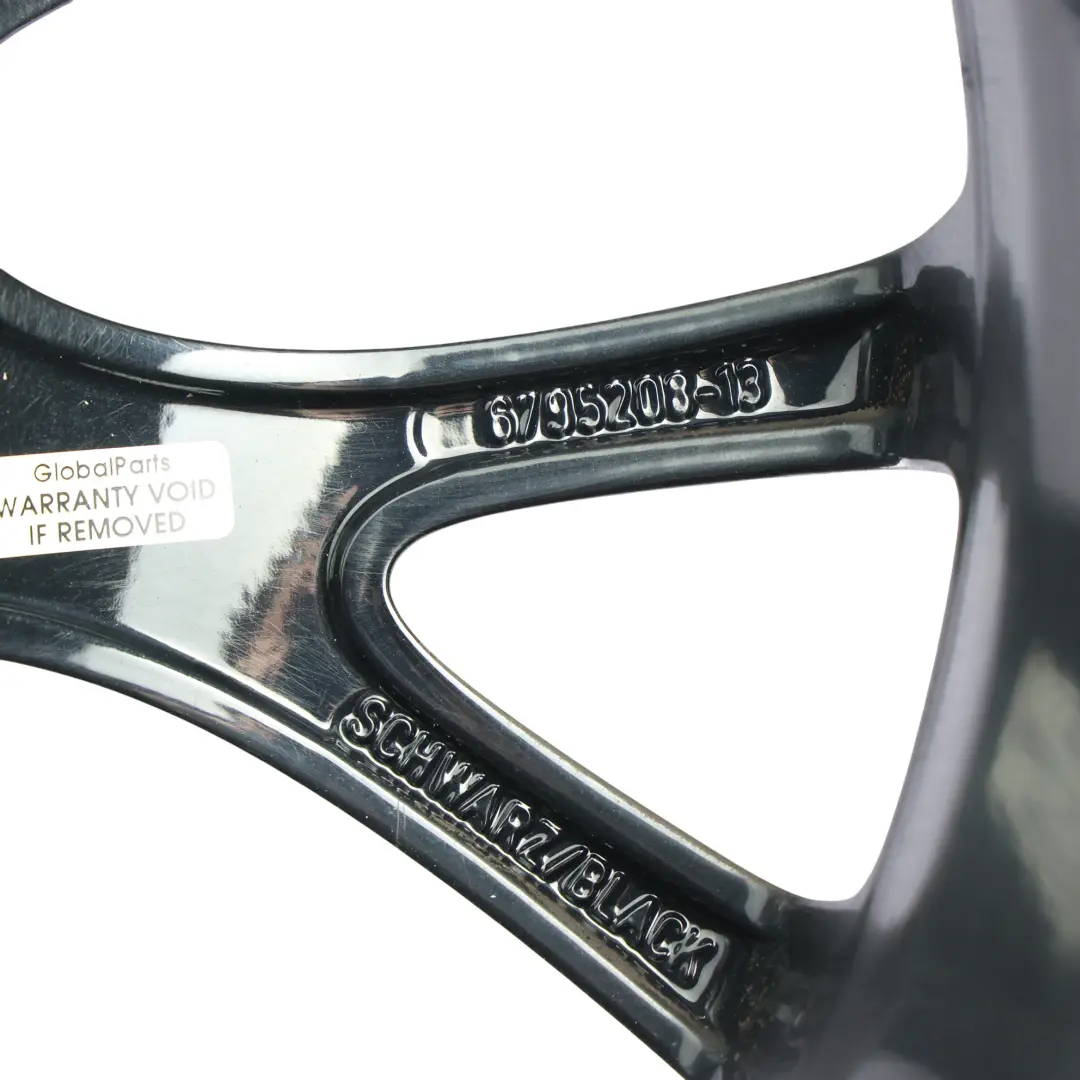 Mini Cooper R55 R56 Black Wheel Alloy Rim 17" ET:48 7J Cross Spoke Challenge - SKU 6795208-2 - Part number 6795208
