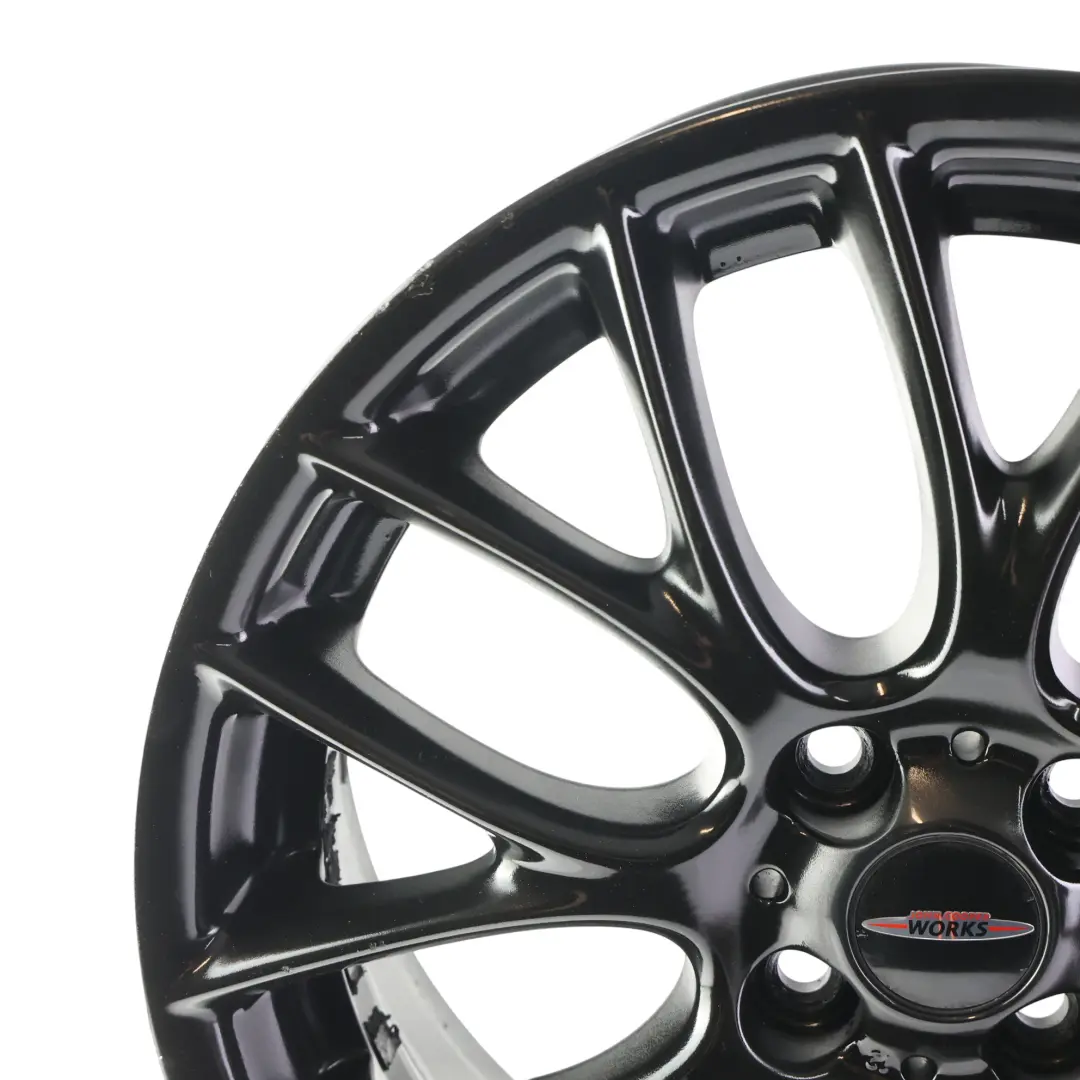Mini Cooper R55 R56 llanta de aleación negro 17 "ET: 48 7J Cruz Spoke Challenge - SKU 6795208-2 - Número de pieza 6795208