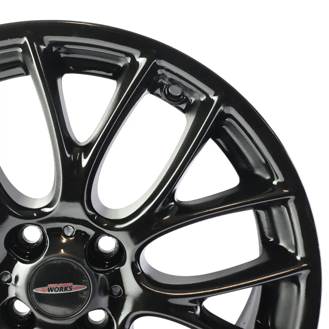 Mini Cooper R55 R56 llanta de aleación negro 17 "7J ET:48 Cruz Spoke Challenge - SKU 6795208-3 - Número de pieza 6795208