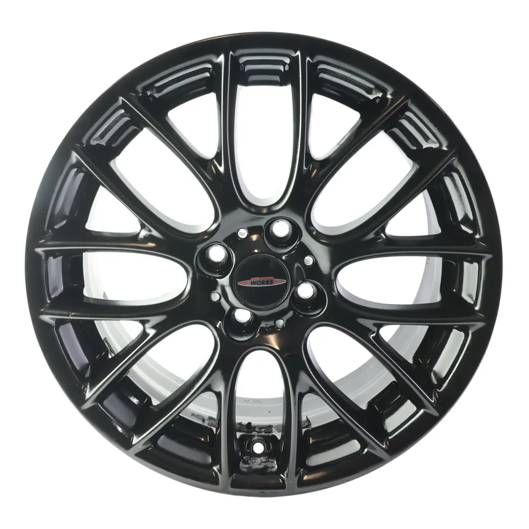 Mini Cooper R55 R56 Black Wheel Alloy Rim 17" 7J ET:48 Cross Spoke Challenge - SKU 6795208-4 - Part number 6795208