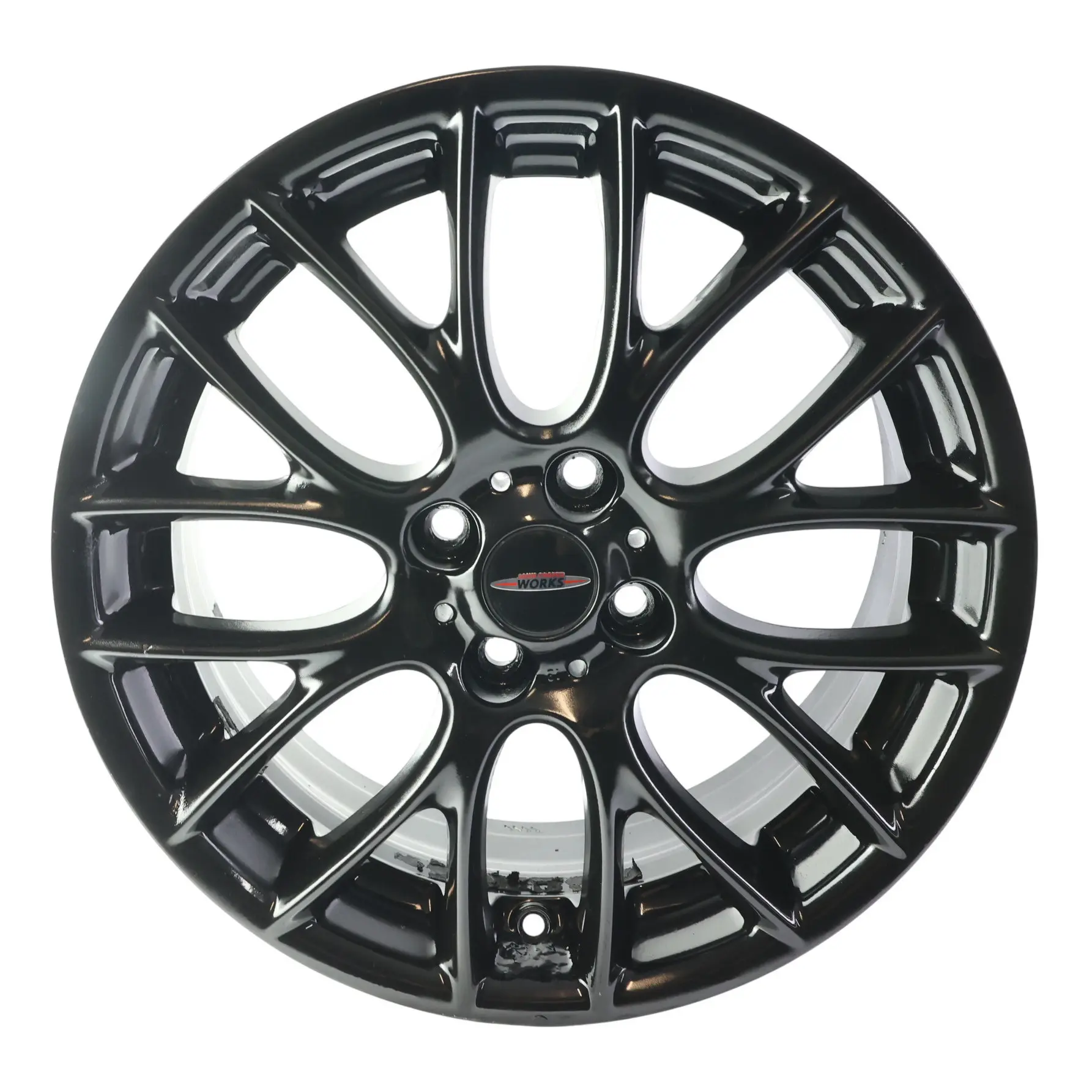 Mini Cooper R55 R56 Black Wheel Alloy Rim 17" 7J ET:48 Cross Spoke Challenge