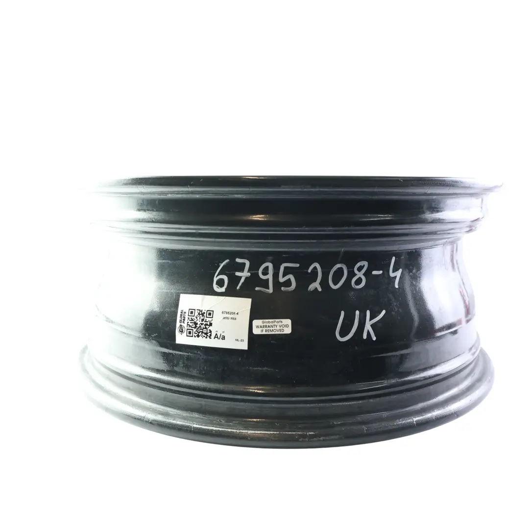 Alloy Rim 17" 7J ET:48 Cross Spoke Challenge to Mini Cooper R55 R56 Black Wheel with Part number 6795208 Mini Cooper R55 R56 Black Wheel Alloy Rim 17" 7J ET:48 Cross Spoke Challenge - SKU 6795208-4 - Part number 6795208