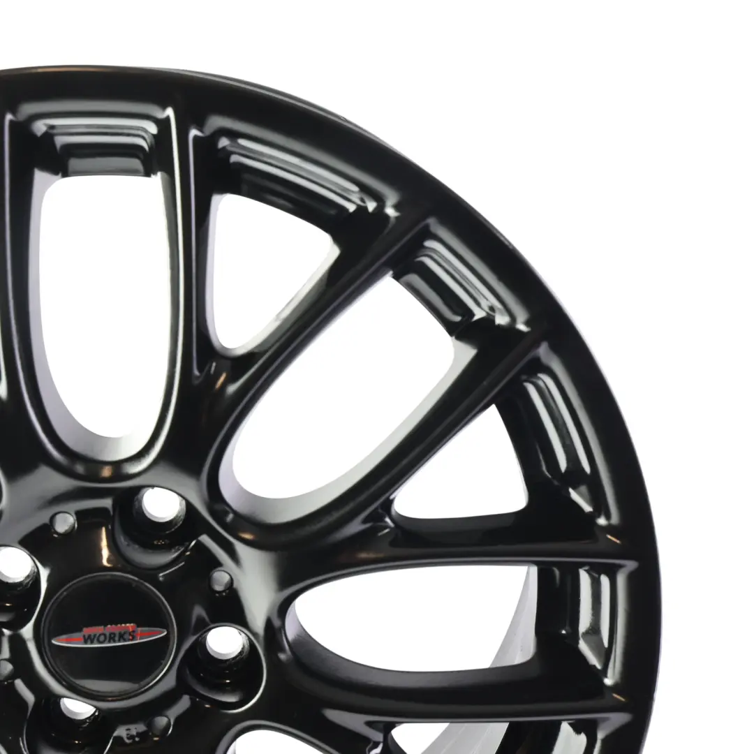 Mini Cooper R55 R56 Black Wheel Alloy Rim 17" 7J ET:48 Cross Spoke Challenge - SKU 6795208-4 - Part number 6795208