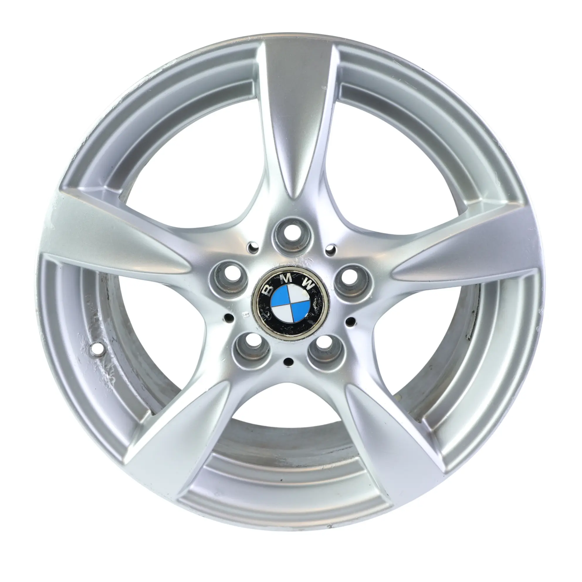 BMW E81 E82 E87 Wheel Rim Alloy Silver 17" Star Spoke 371 7J ET:47 6795561