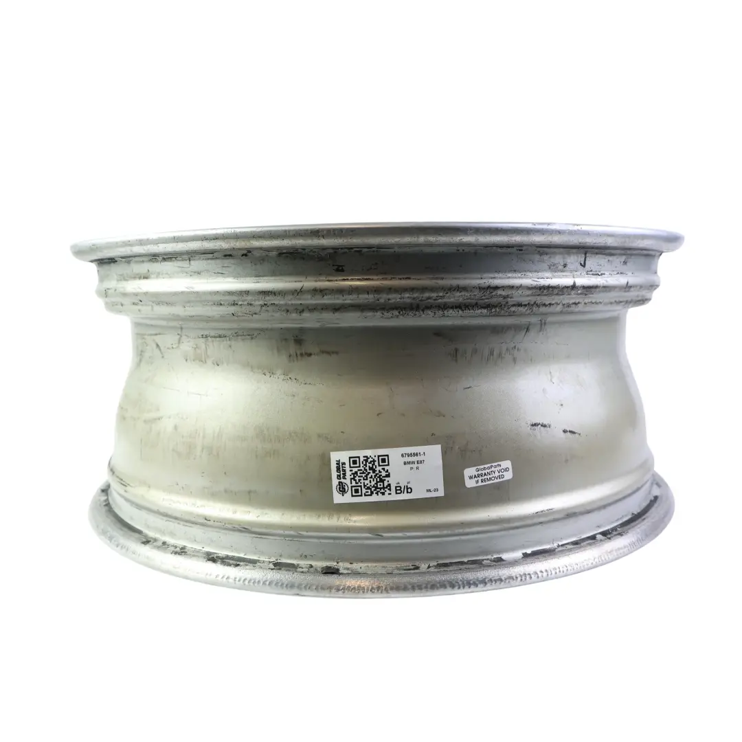 BMW E81 E82 E87 Wheel Rim Alloy Silver 17" Star Spoke 371 7J ET:47 - SKU 6795561-1 - Part number 6795561