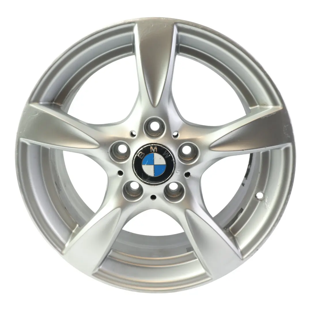 BMW E81 E82 E87 Cerchio in lega argento 17" razze stellari 371 7J ET:47 - SKU 6795561-2 - Numero di parte 6795561