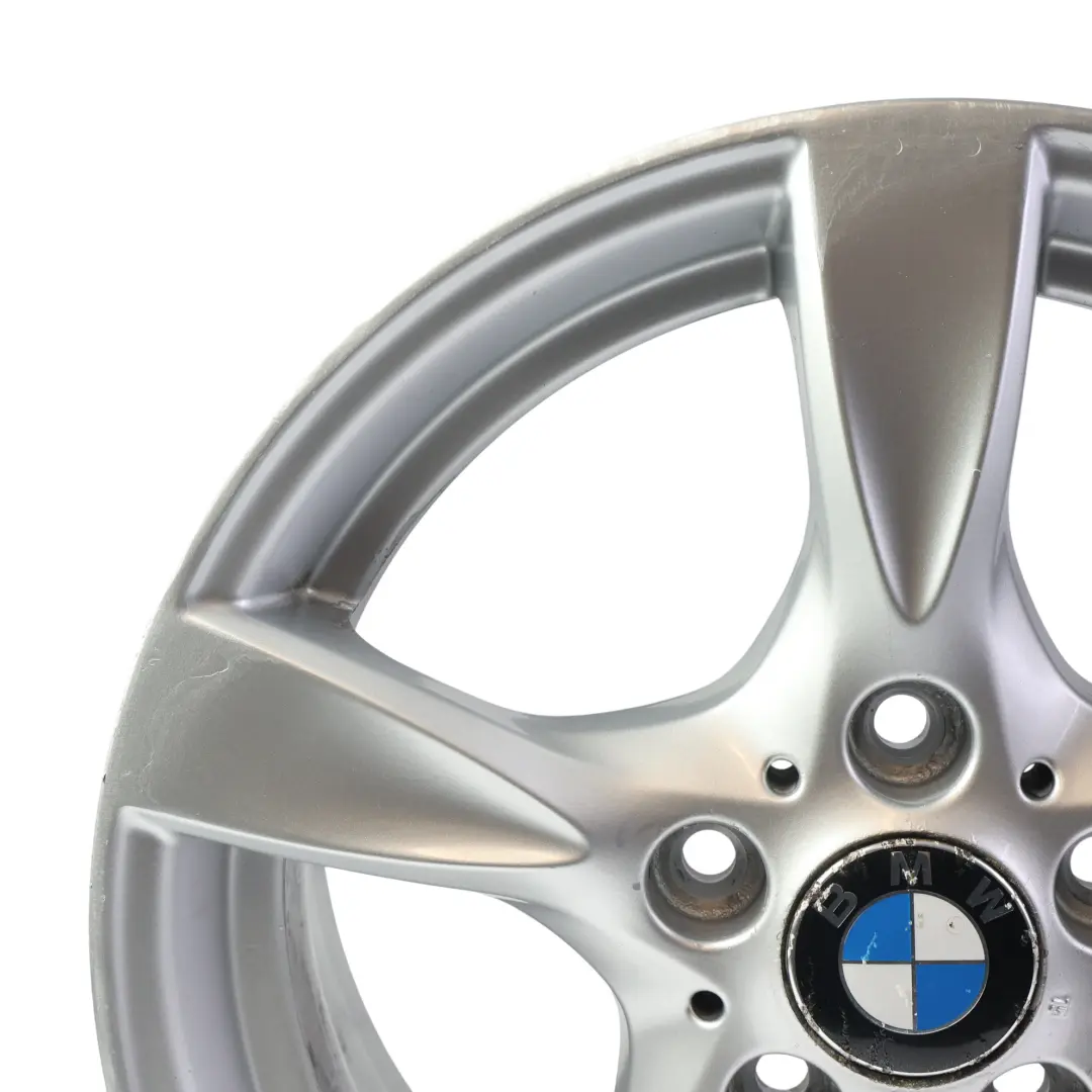 BMW E81 E82 E87 Cerchio in lega argento 17" razze stellari 371 7J ET:47 - SKU 6795561-2 - Numero di parte 6795561