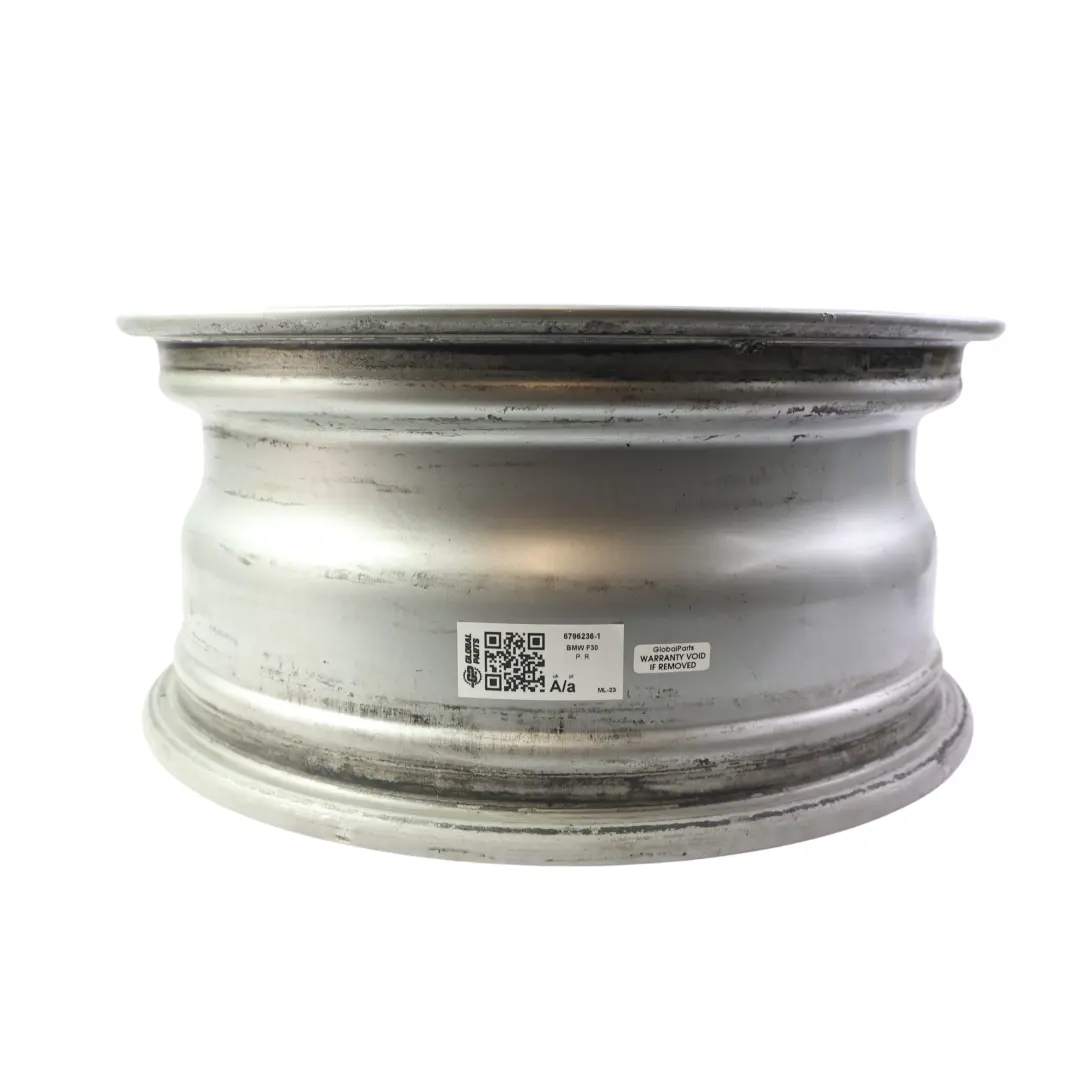Silberne Leicht Metall Felge 16" 7J ET:31 V-Speiche 390 für BMW F30 F31 F36 mit Teilenummer 6796236 BMW F30 F31 F36 Silberne Leicht Metall Felge 16" 7J ET:31 V-Speiche 390 - SKU 6796236-1 - Teilenummer 6796236