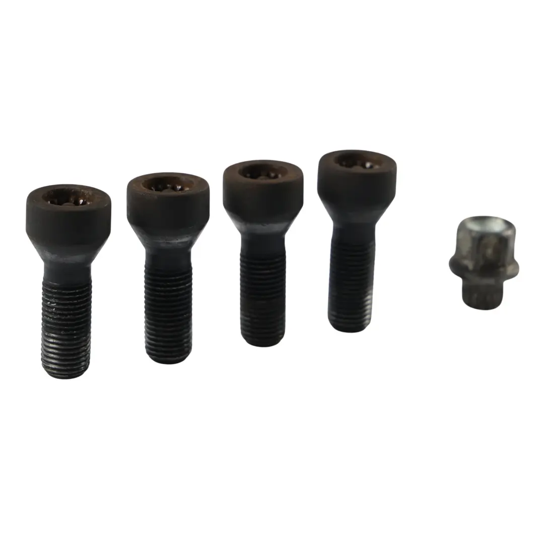 Lock Bolt Set Security Locking to BMW X5 E53 X3 E83 E65 Wheel with Part number 6797538 BMW X5 E53 X3 E83 E65 Wheel Lock Bolt Set Security Locking - SKU 6797538 - Part number 6797538