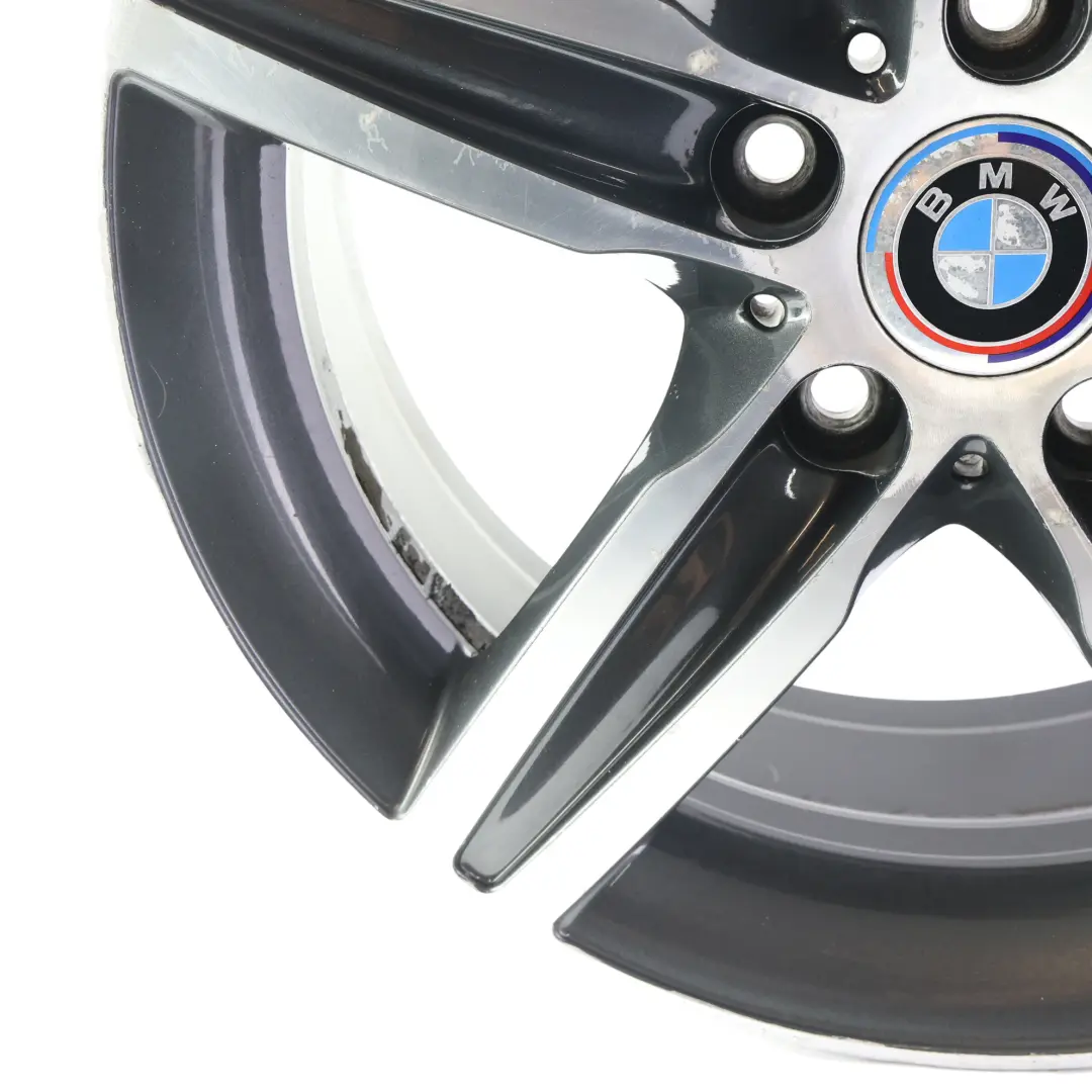 BMW F20 F21 Llanta de Aleacion Negra 17" Radio Estrella 379 7,5J ET:43 - SKU 6850151-1 - Número de pieza 6850151