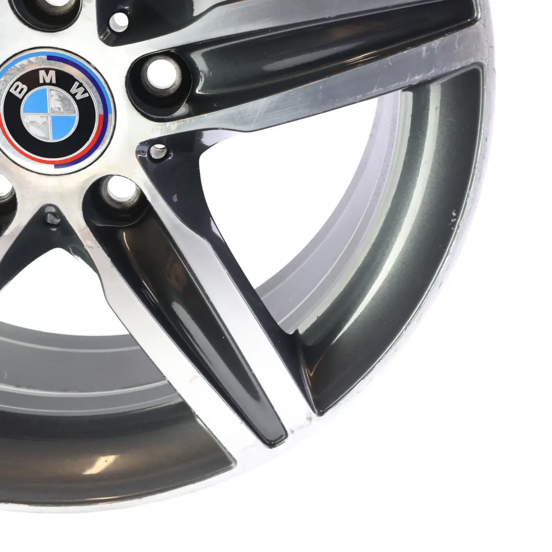 BMW F20 F21 Llanta de Aleacion Negra 17" Radio Estrella 379 7,5J ET:43 - SKU 6850151-1 - Número de pieza 6850151
