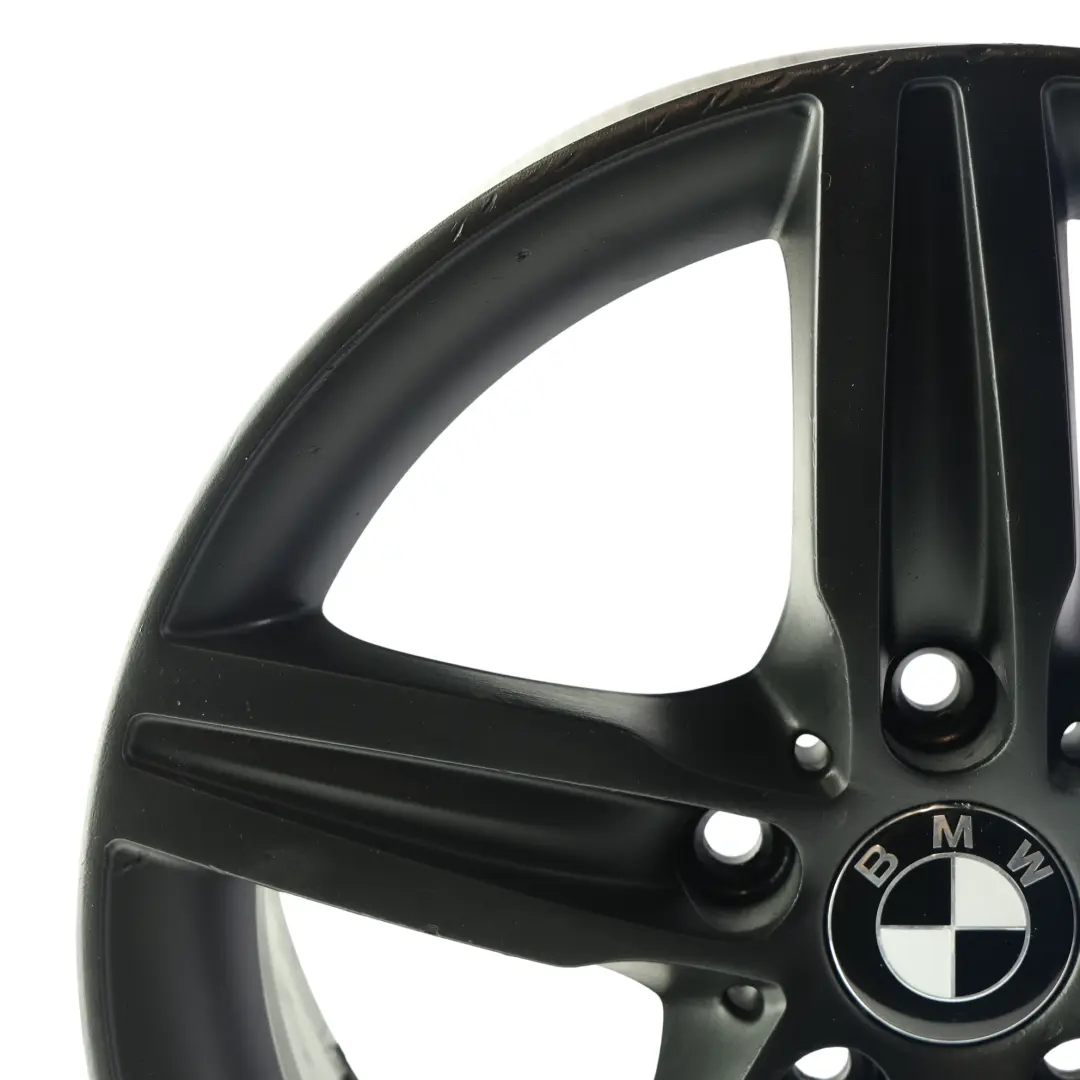 Alloy Wheel Rim 17" Star Spoke 379 7.5J ET43 to BMW F20 F21 F22 Black with Part number 6850151 BMW F20 F21 F22 Black Alloy Wheel Rim 17" Star Spoke 379 7.5J ET43 - SKU 6850151-21 - Part number 6850151